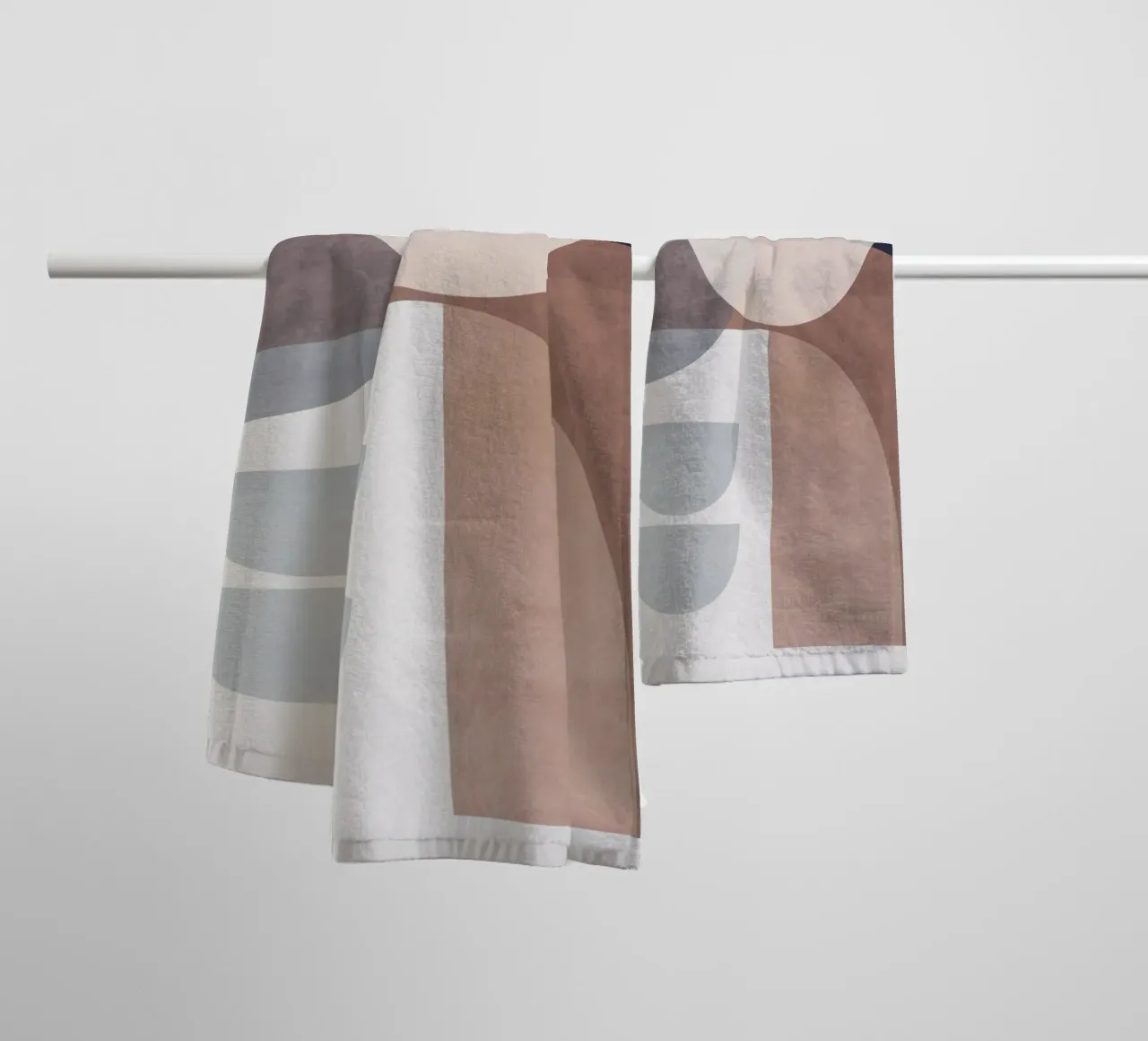 Minimal Soft Shapes IV towel by ThingDesign