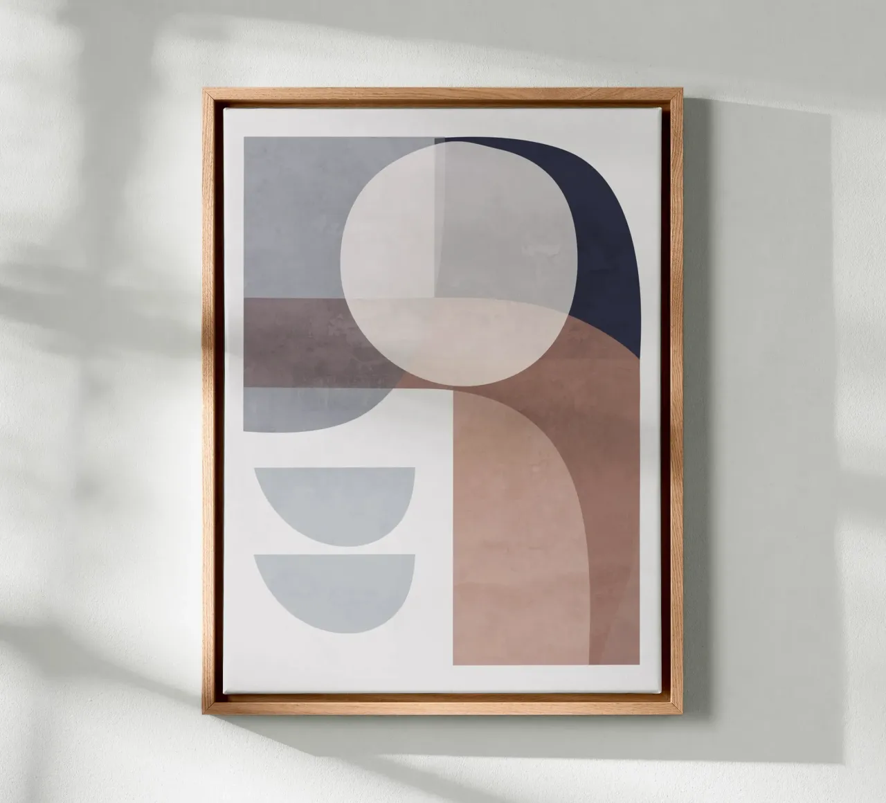 Minimal Soft Shapes IV canvas by ThingDesign
