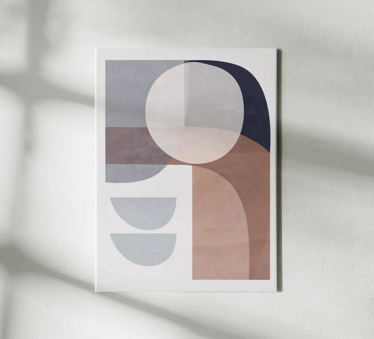 Minimal Soft Shapes IV canvas by ThingDesign