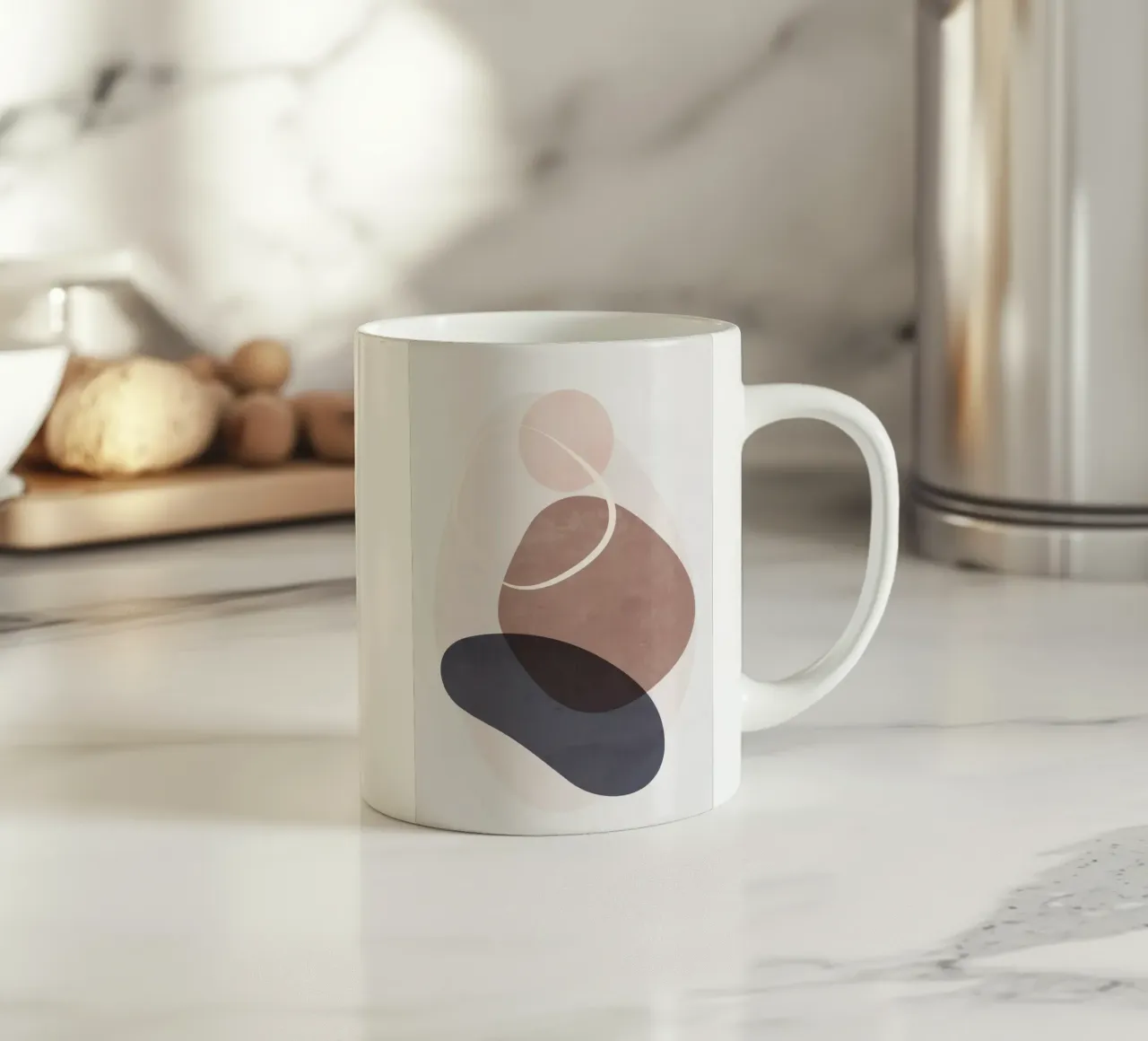 Forme morbide minimali III tazza in ceramica da ThingDesign