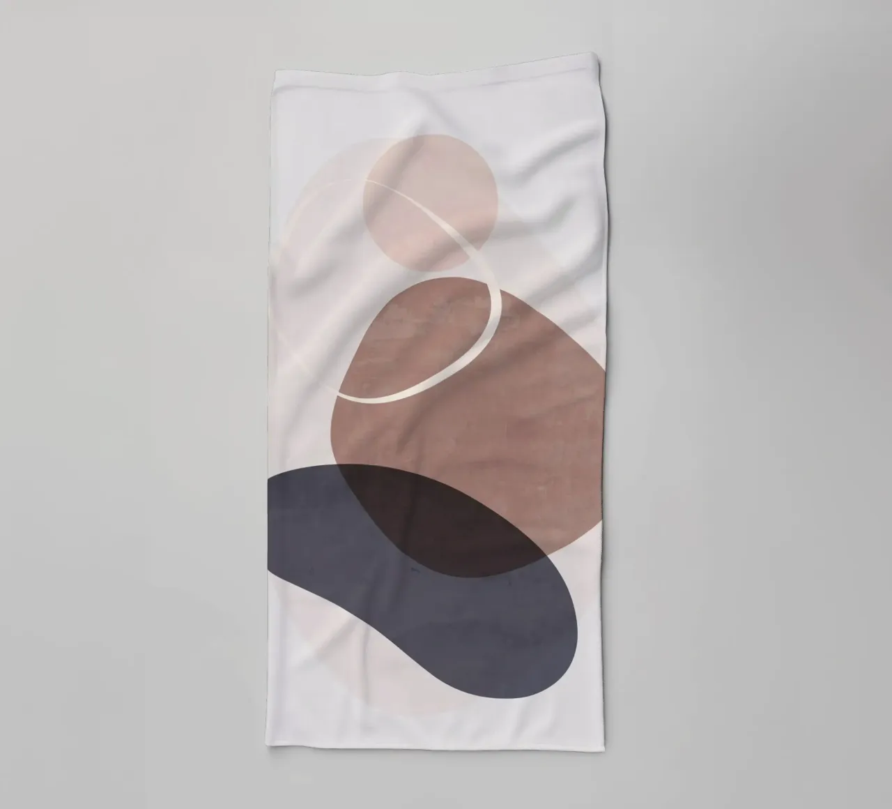 Minimal Soft Shapes III towel by ThingDesign