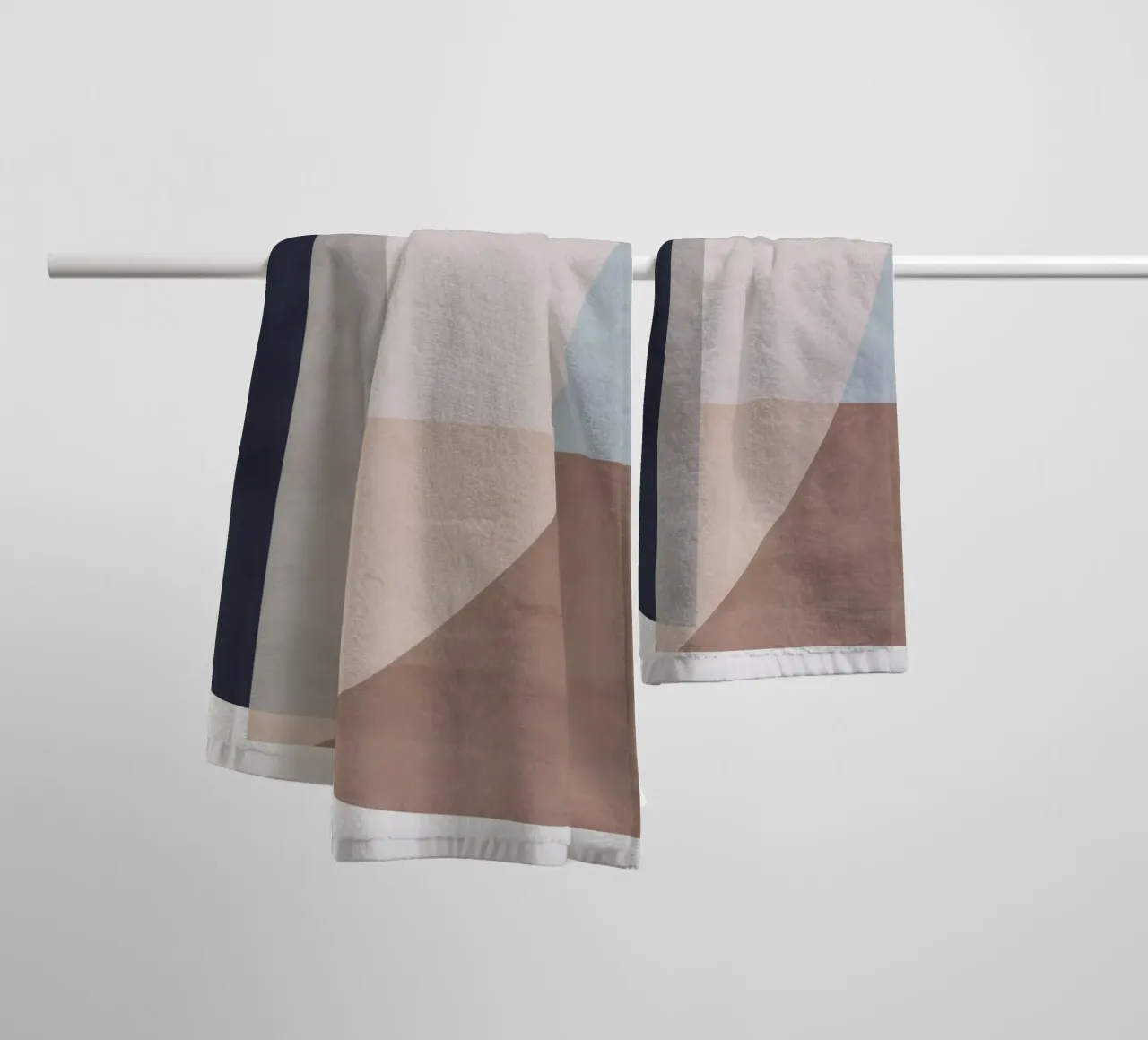 Minimal Soft Shapes II towel by ThingDesign