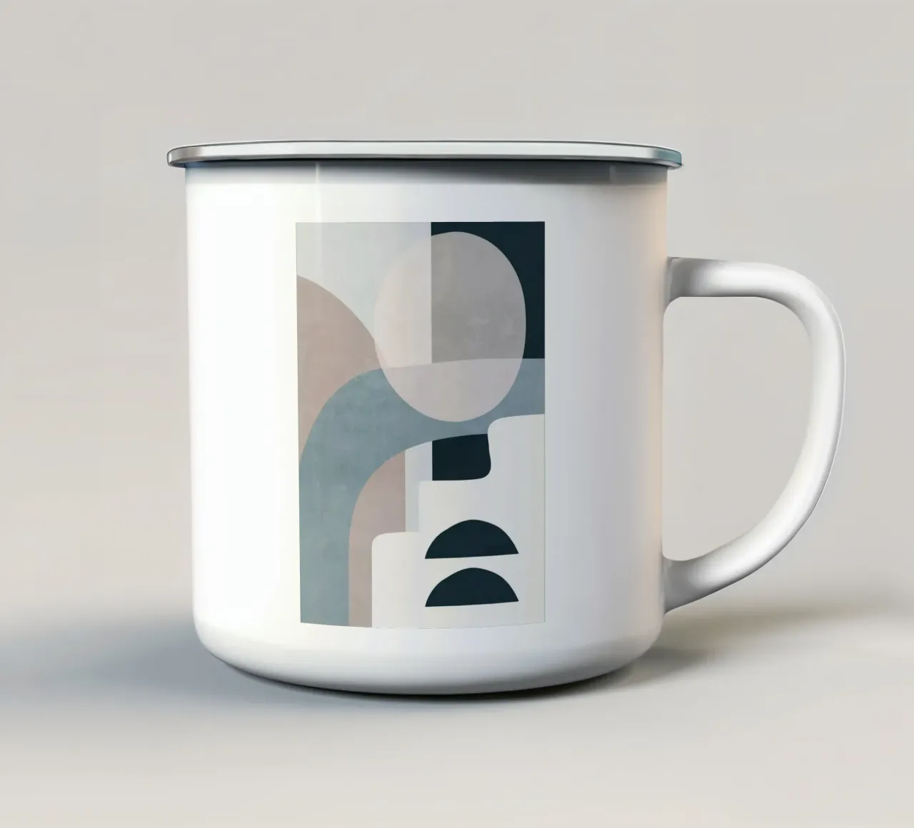 Forme morbide minimali I tazza in smalto da ThingDesign