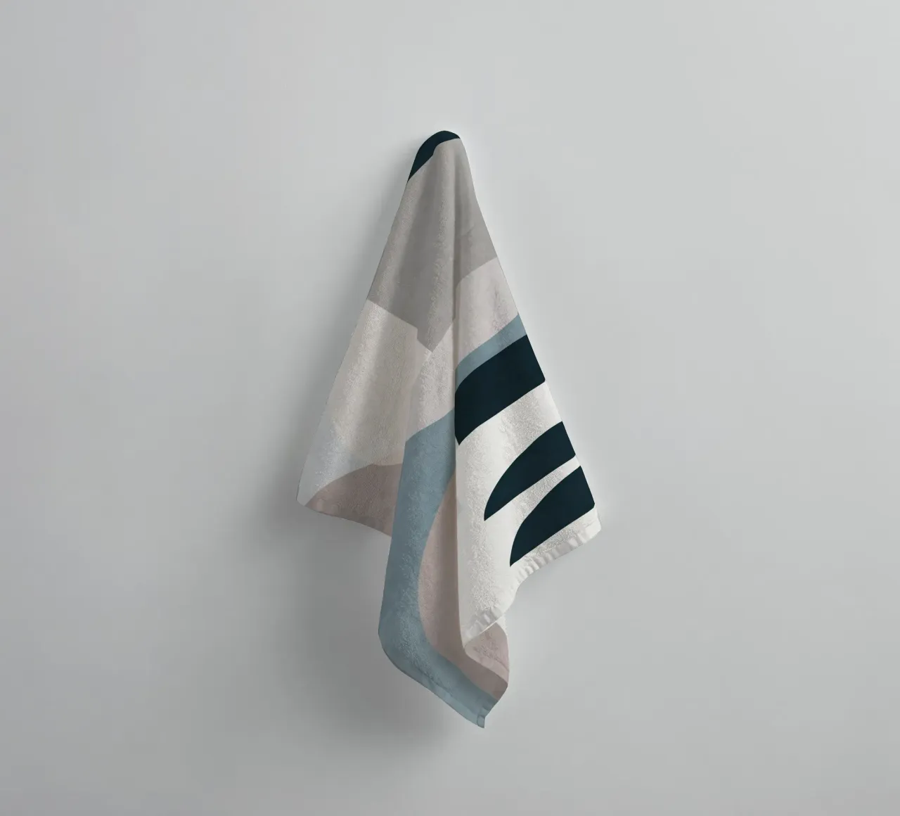 Minimal Soft Shapes I towel by ThingDesign
