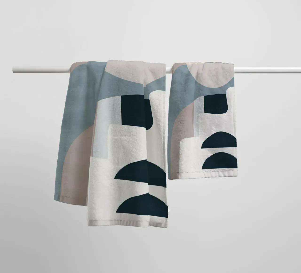 Minimal Soft Shapes I towel by ThingDesign