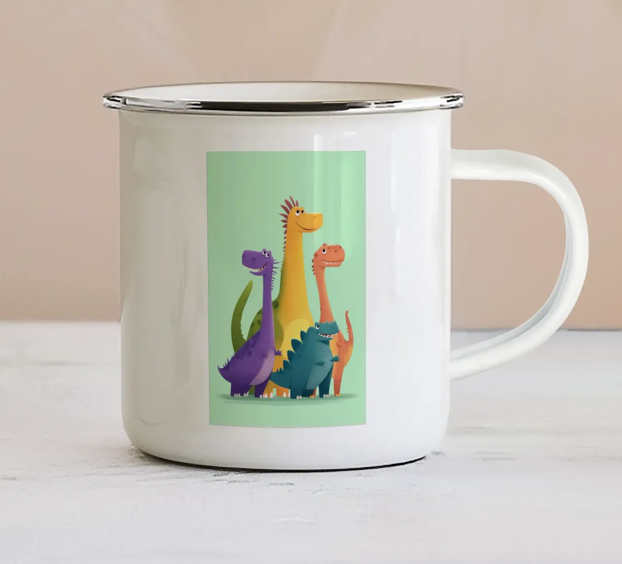 Dino Squad tazza in smalto da Kiara