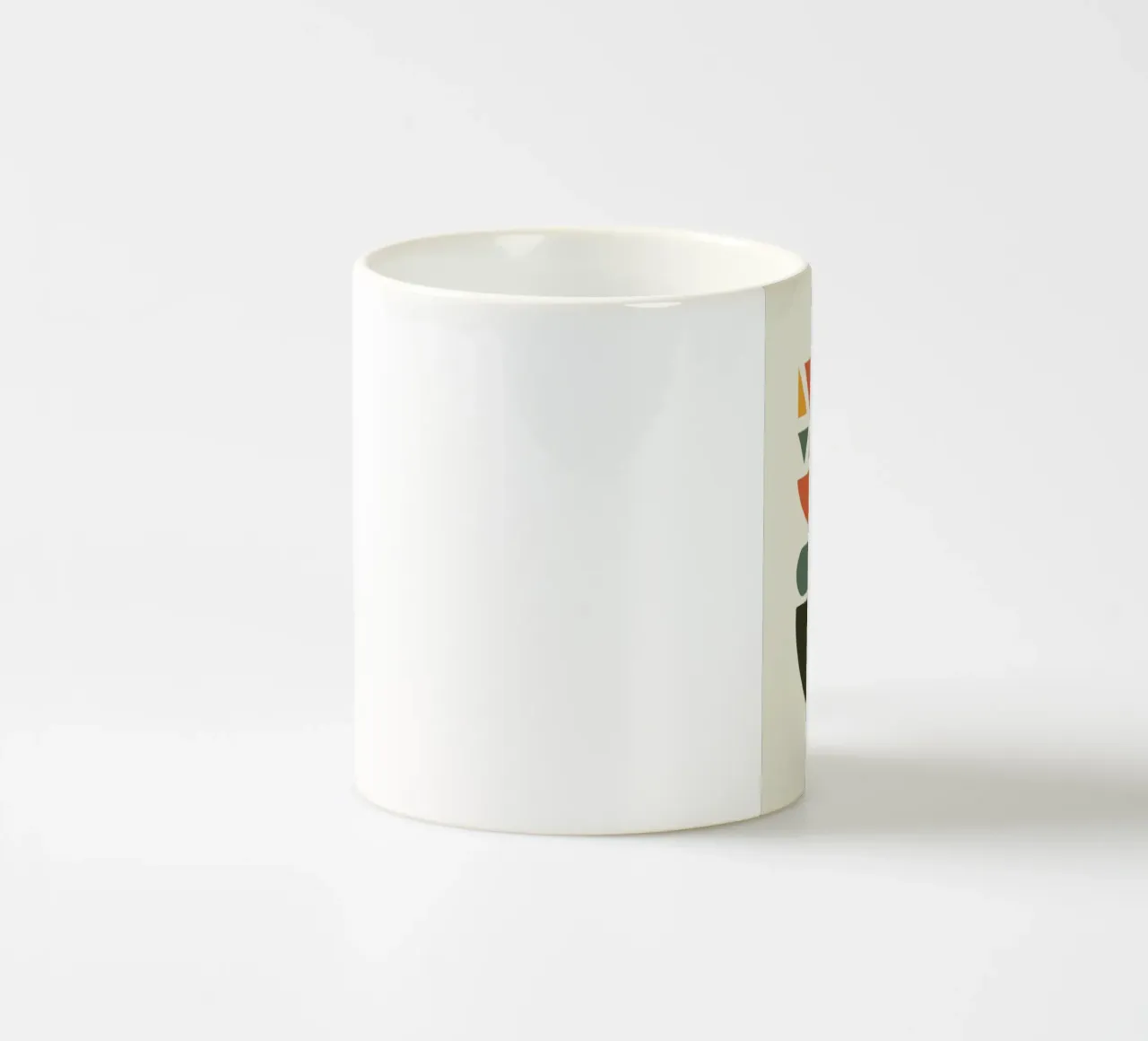Soft Triangles in Earthy Circle 1 tazza in ceramica da LisaArtes