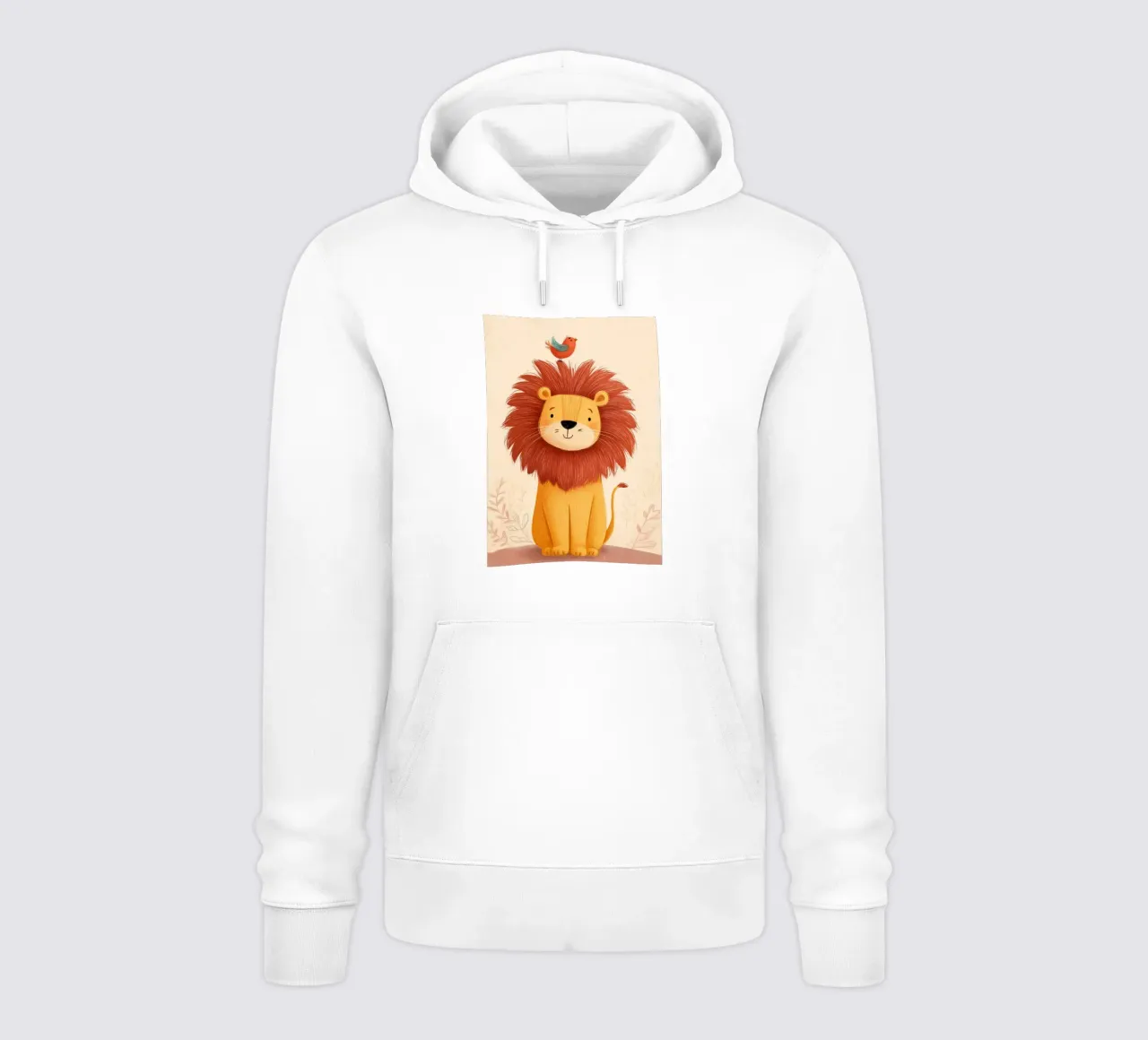 Lion and the Songbird felpa con cappuccio da Kiara