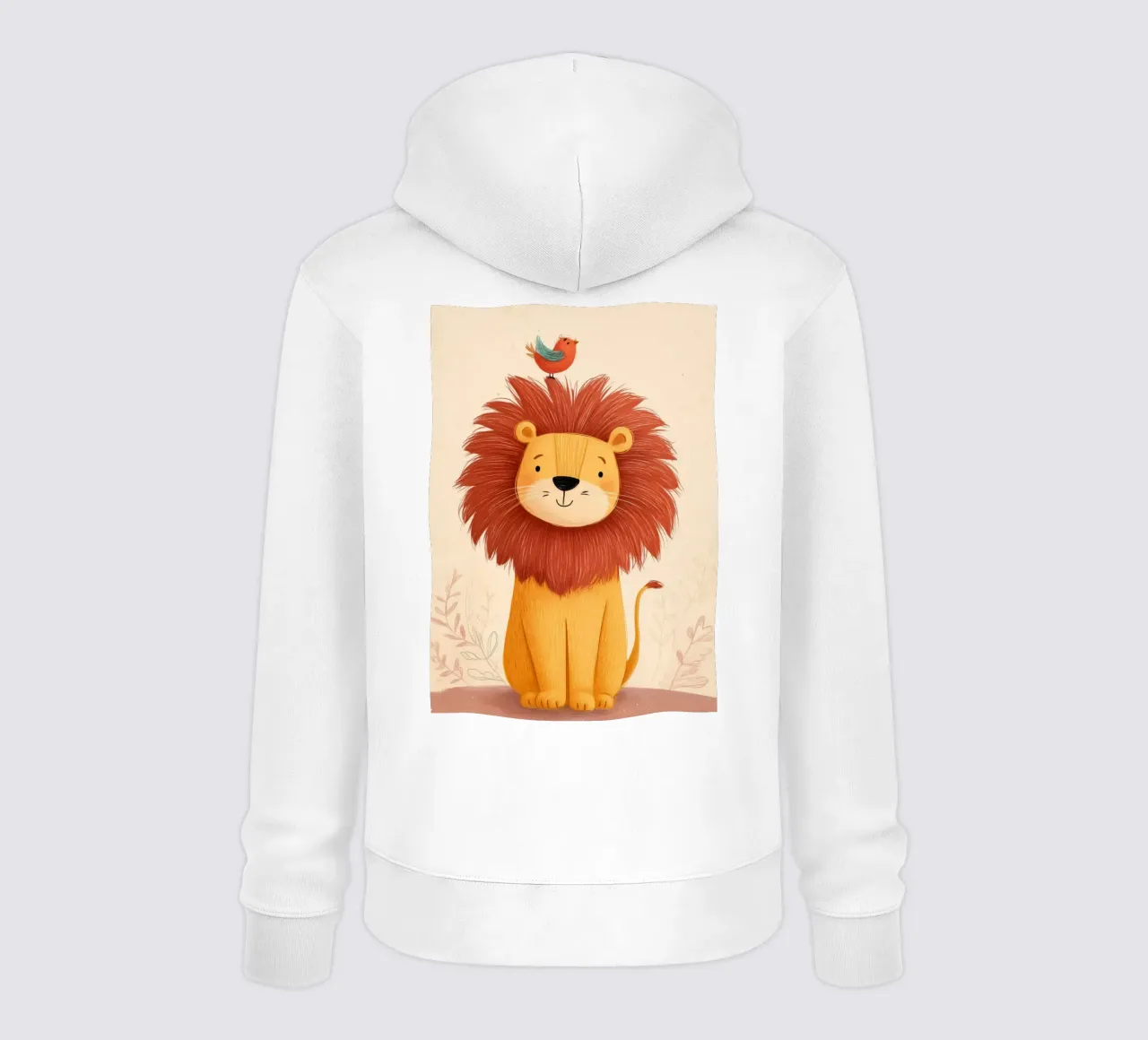 Lion and the Songbird felpa con cappuccio da Kiara