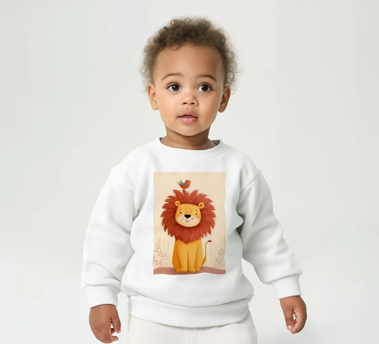 Lion and the Songbird felpa neonato da Kiara