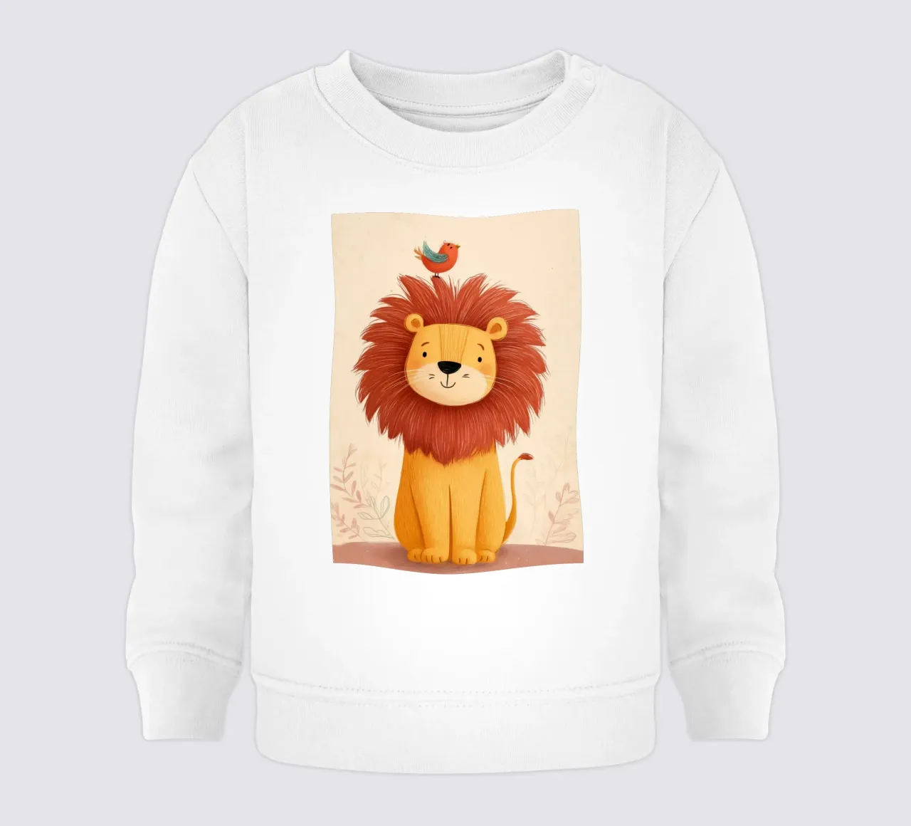 Lion and the Songbird felpa neonato da Kiara