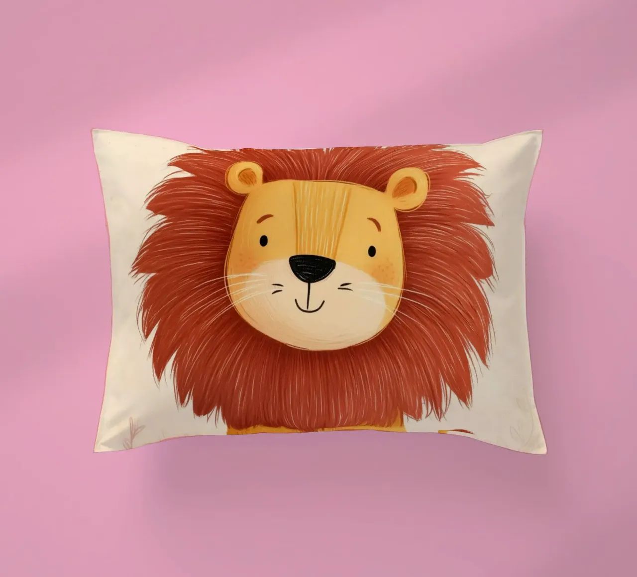 Lion and the Songbird cuscino da Kiara