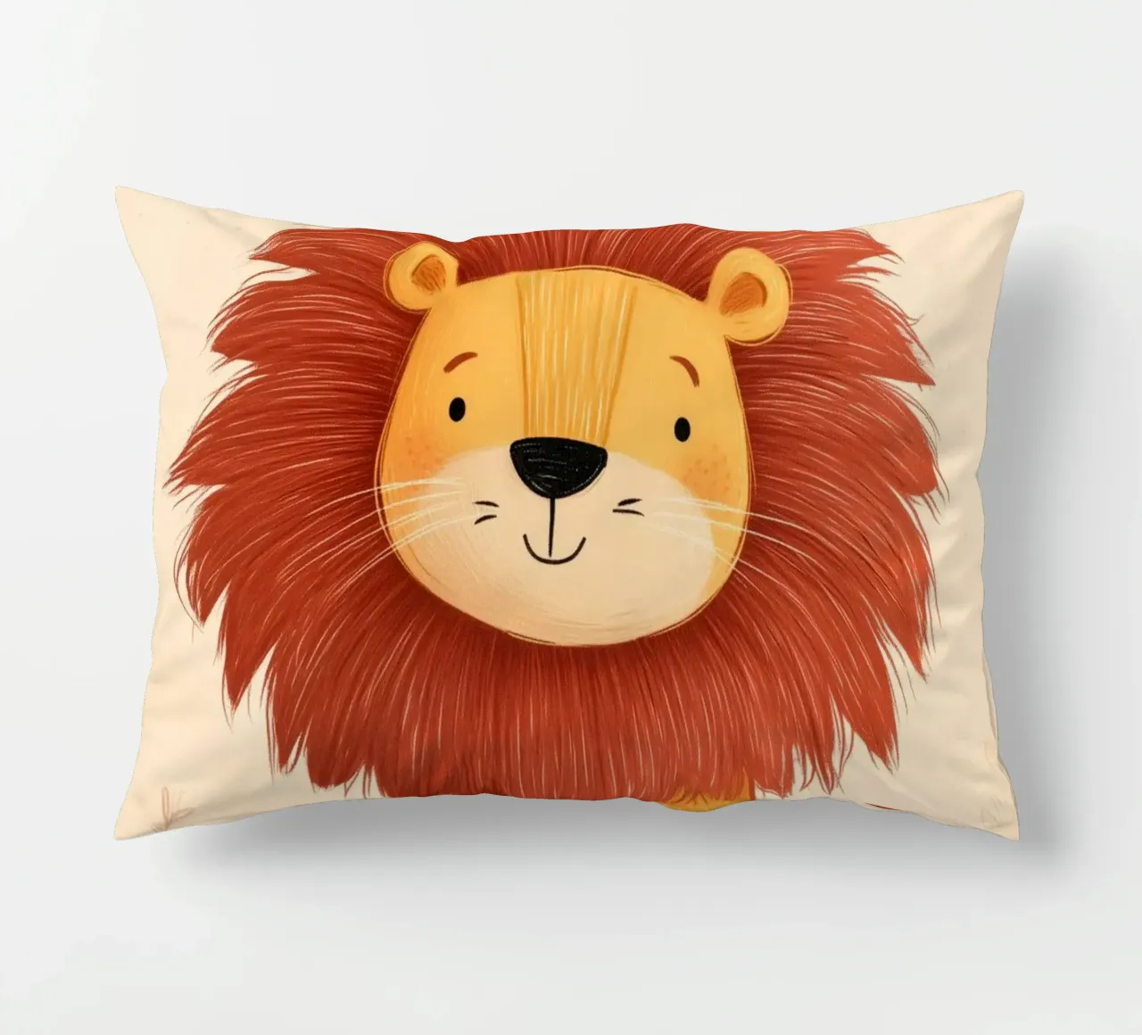 Lion and the Songbird cuscino da Kiara