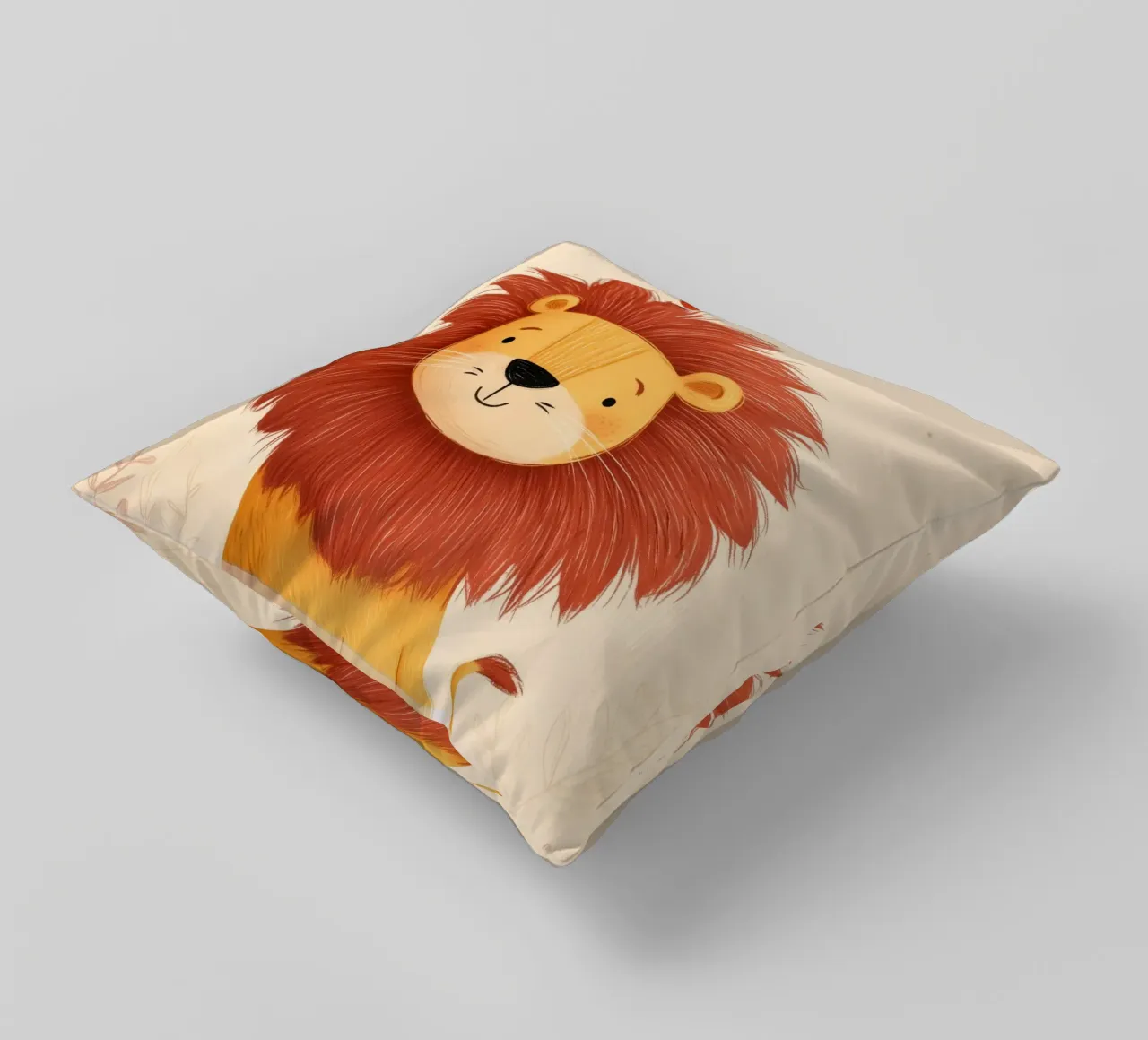 Lion and the Songbird cuscino da Kiara