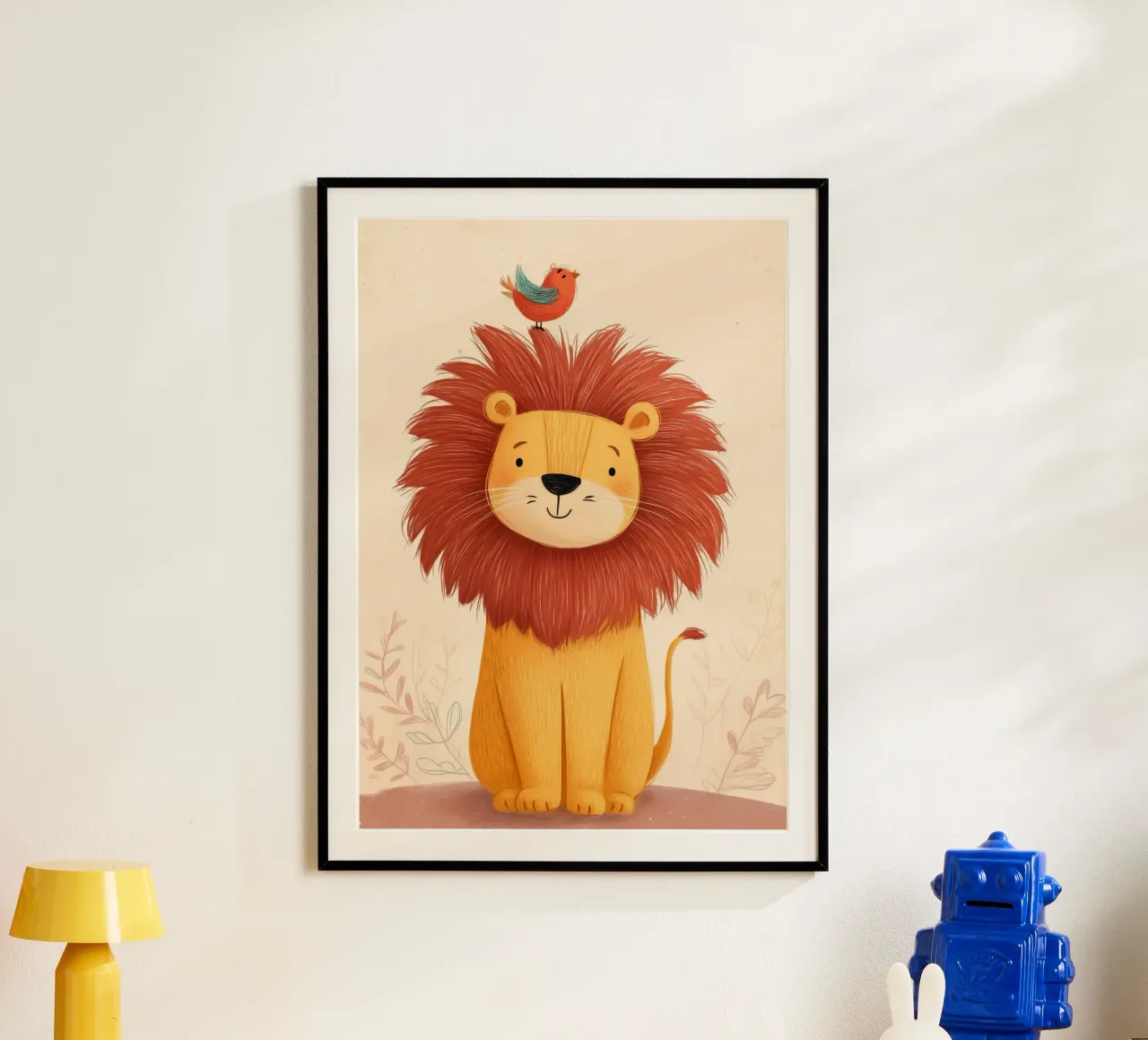 Lion and the Songbird carta hahnemühle da Kiara
