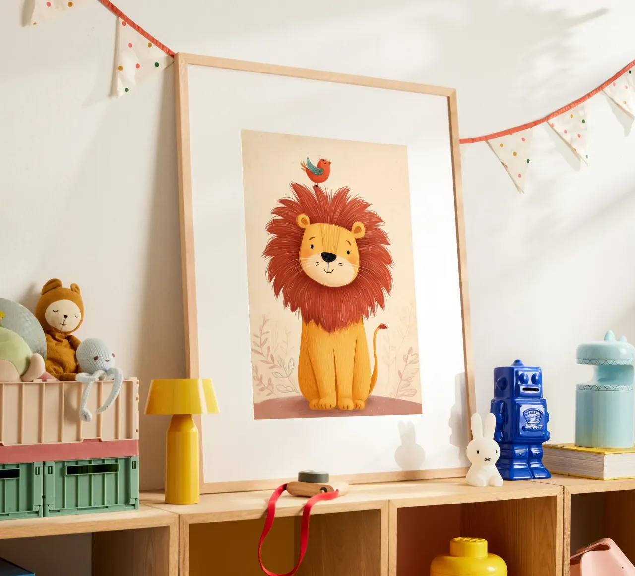Lion and the Songbird carta hahnemühle da Kiara