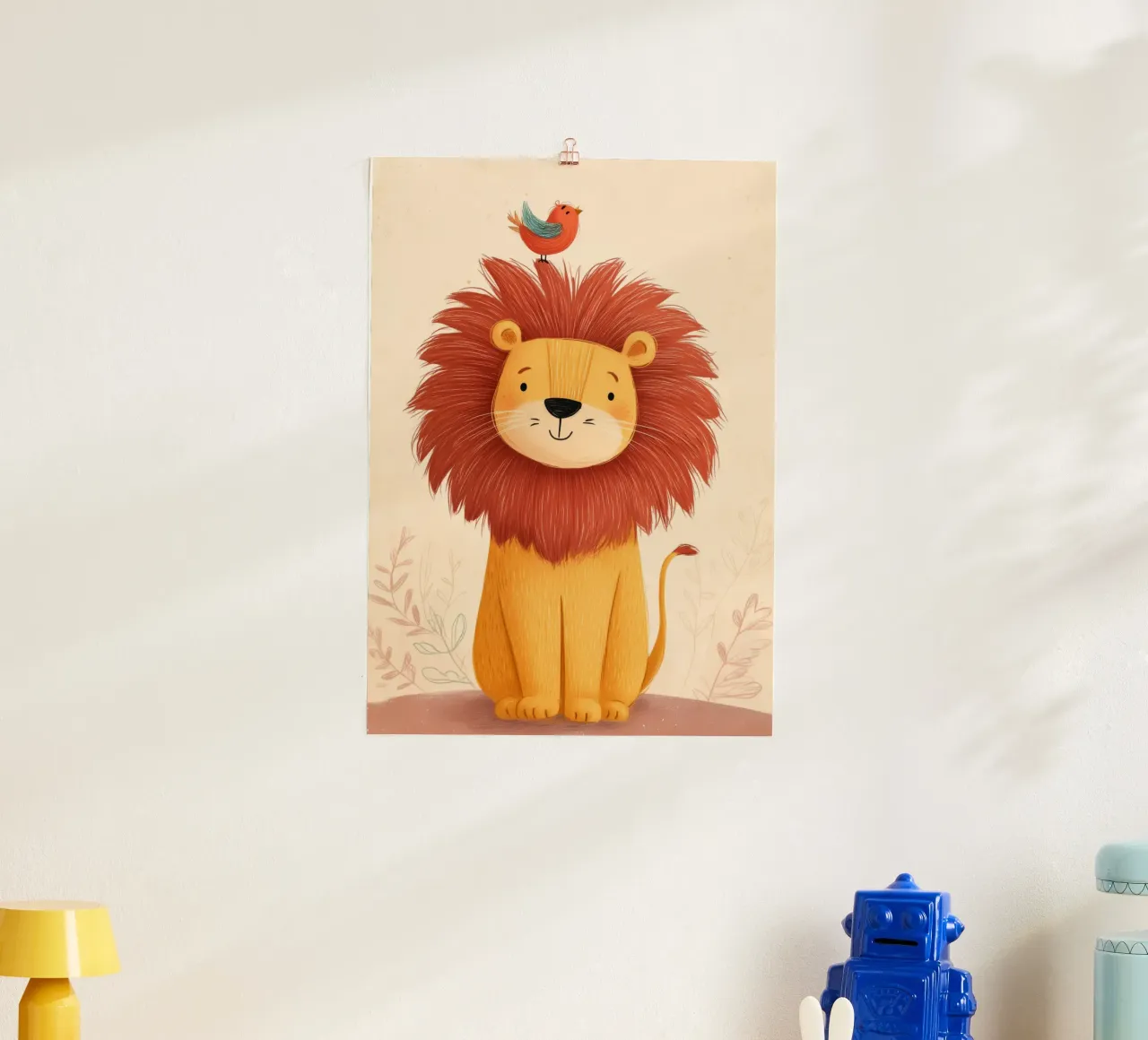 Lion and the Songbird carta hahnemühle da Kiara