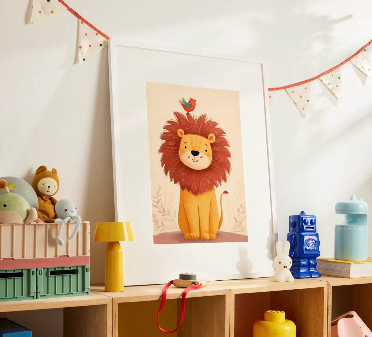 Lion and the Songbird carta hahnemühle da Kiara