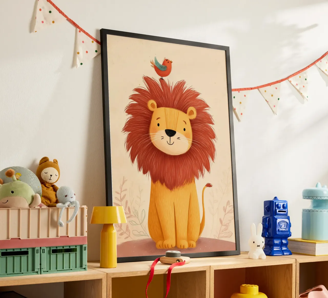 Lion and the Songbird carta hahnemühle da Kiara