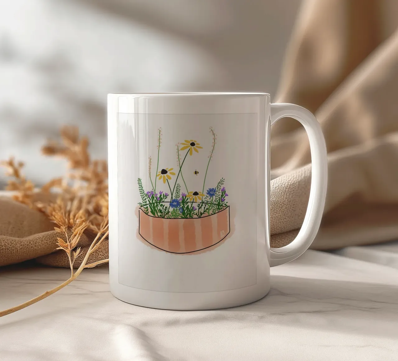 Blumen tazza in ceramica da BINNE