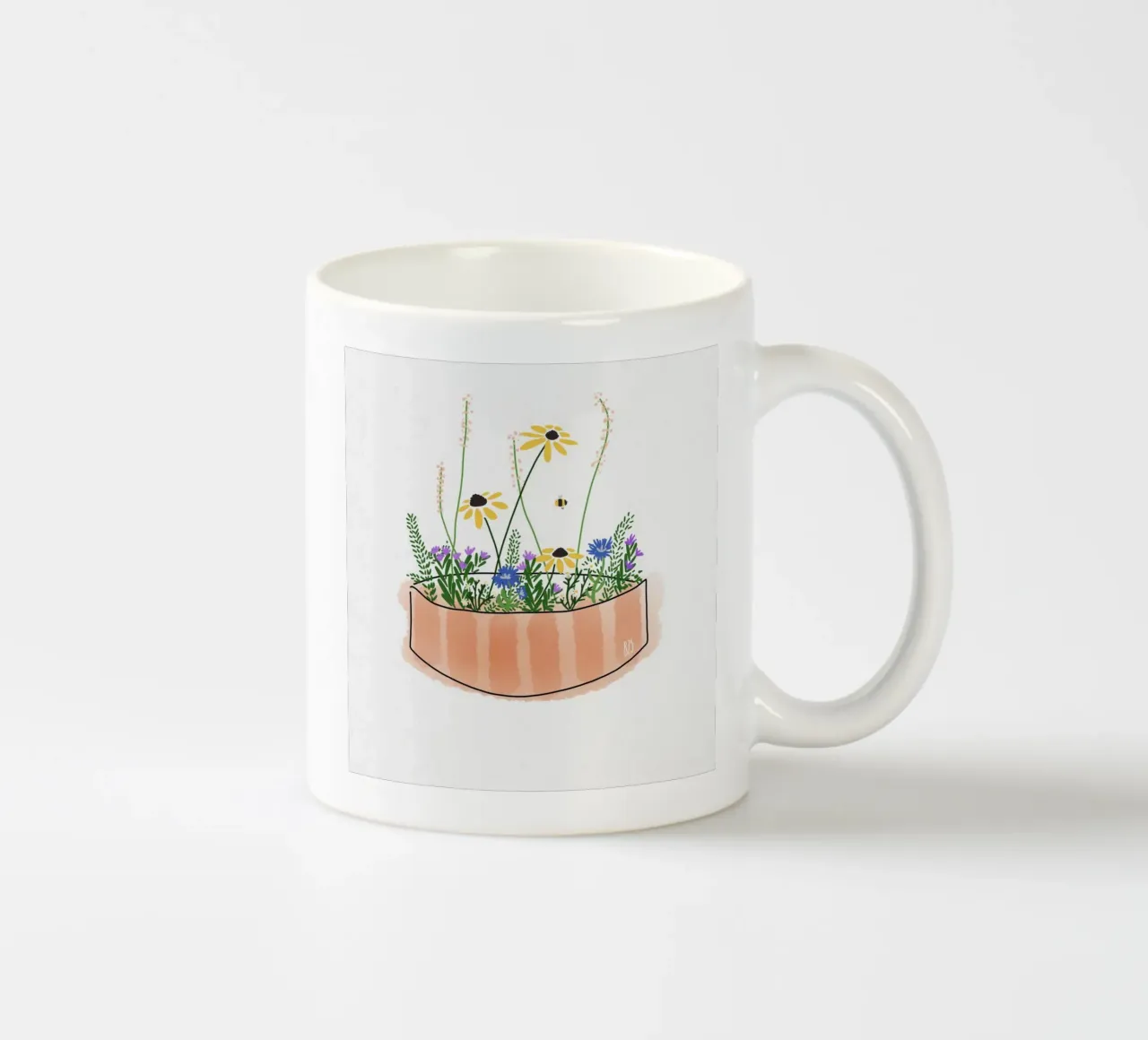 Blumen tazza in ceramica da BINNE