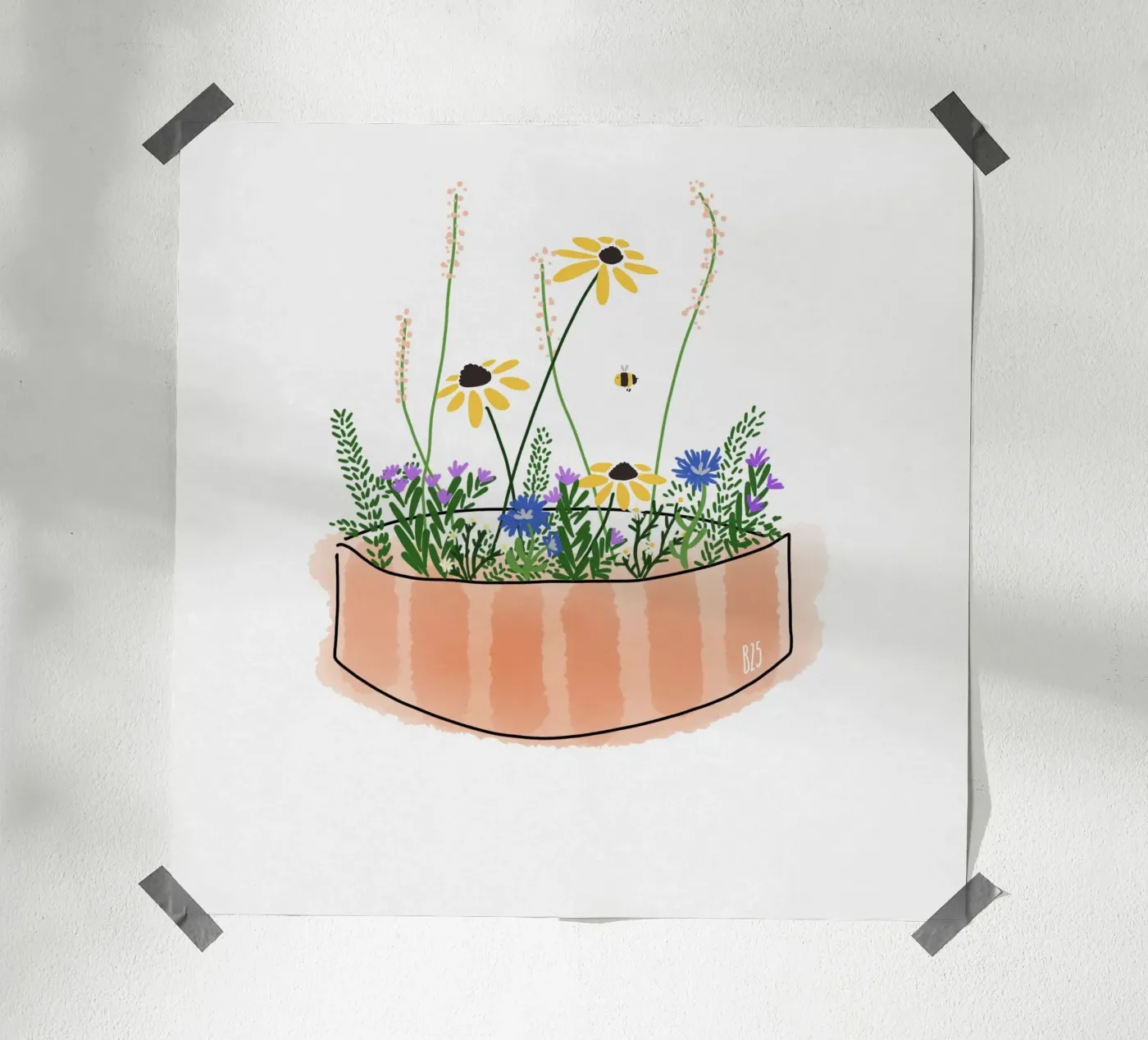 Blumen poster van BINNE