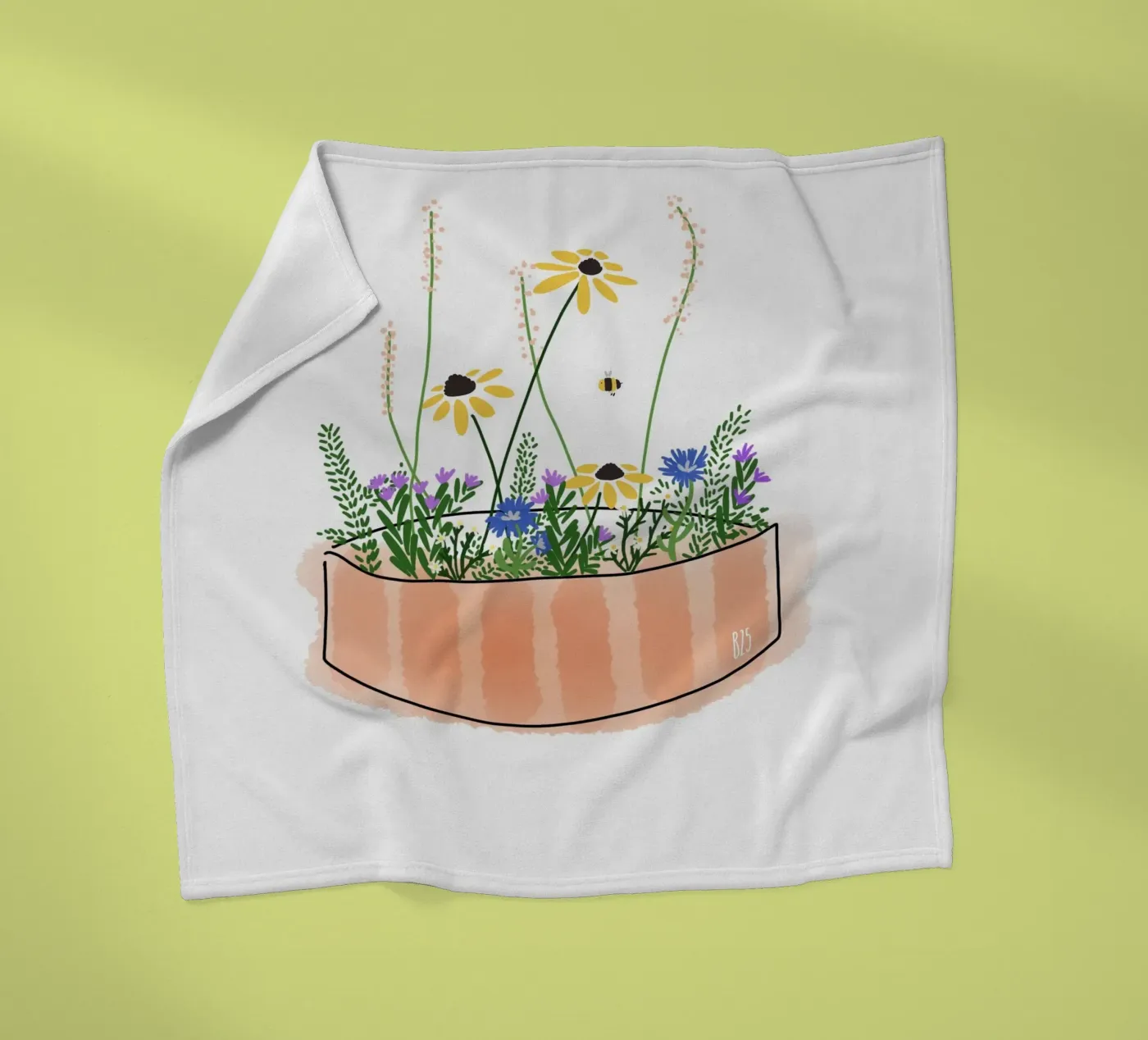 Blumen fleecedeken van BINNE