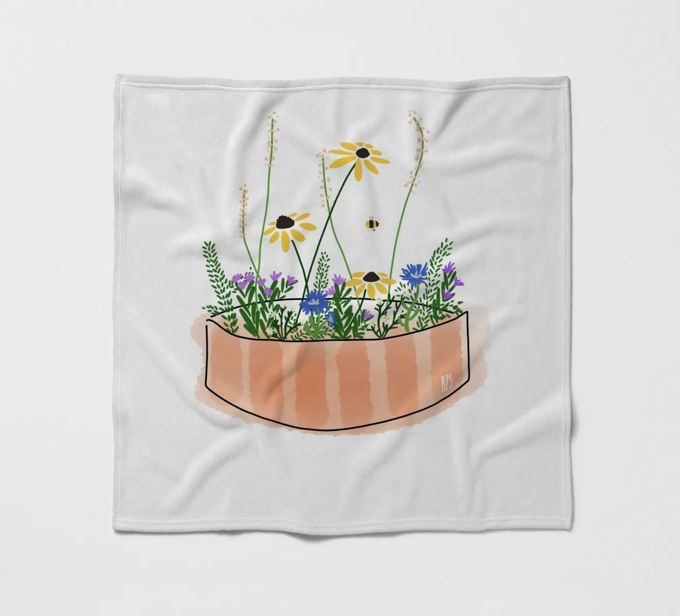 Blumen fleecedeken van BINNE