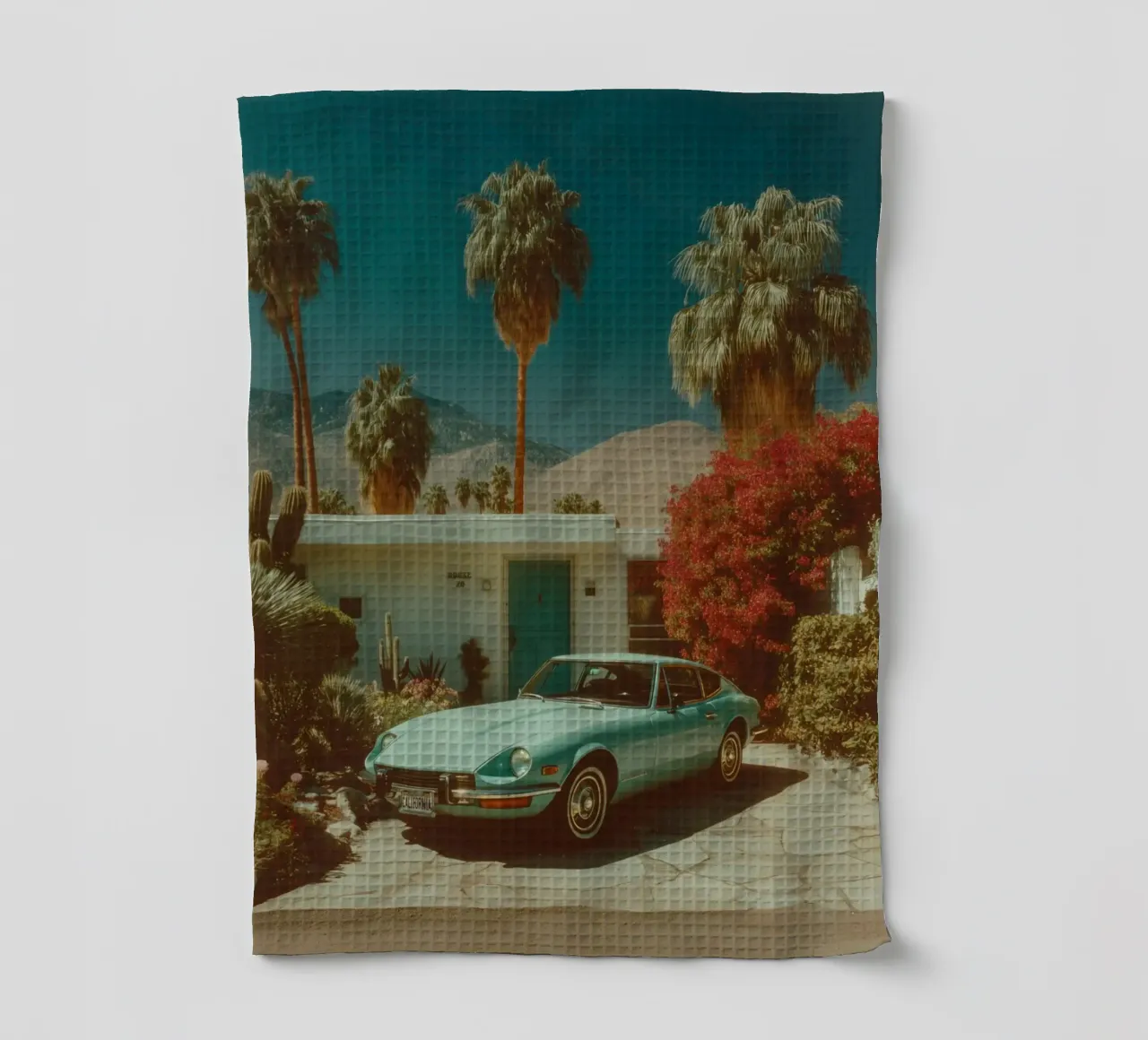 Palm Springs Architecture tropicale torchon de Carinaprint