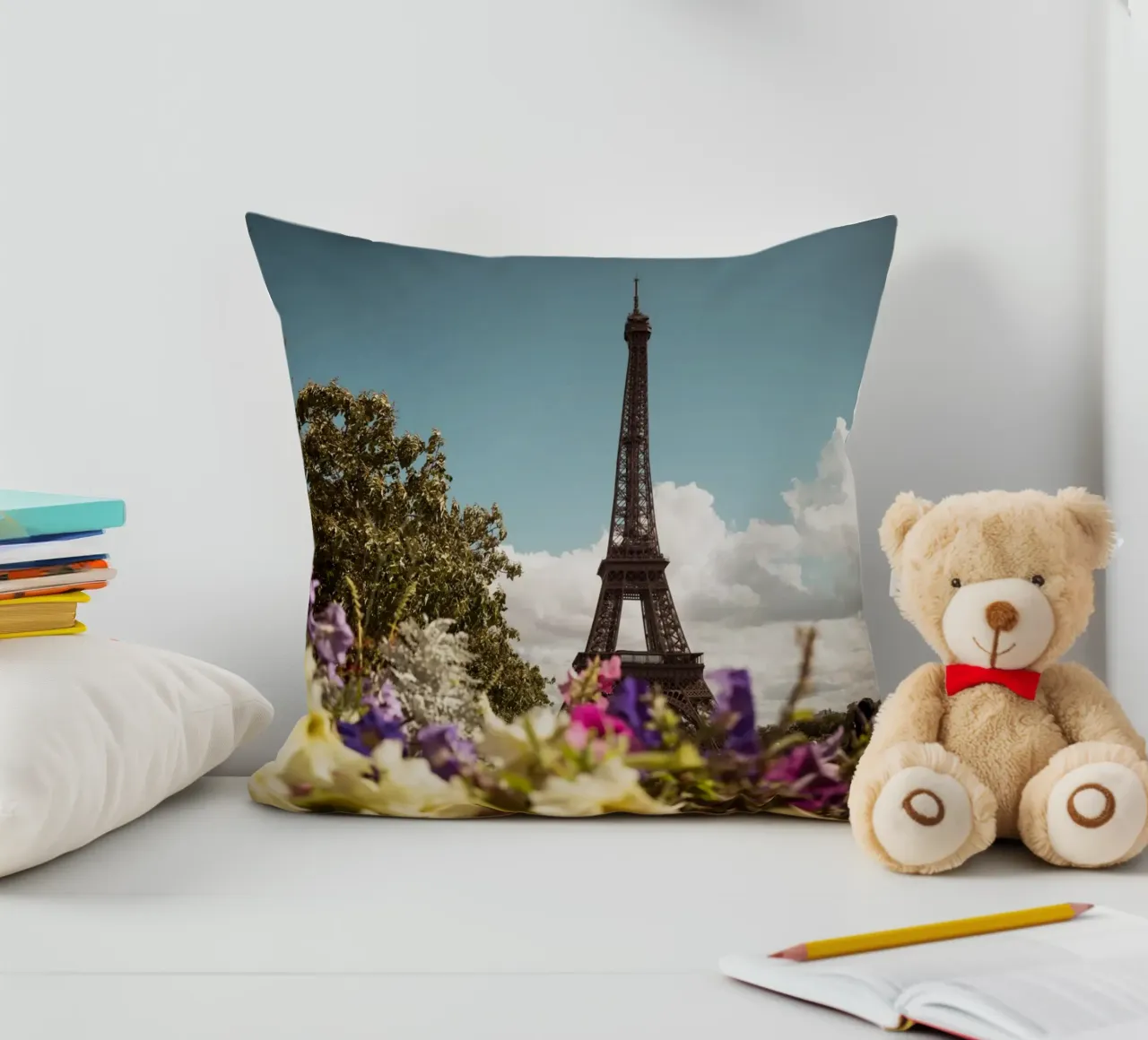 Blumiges Paris cuscino da Flo Klein