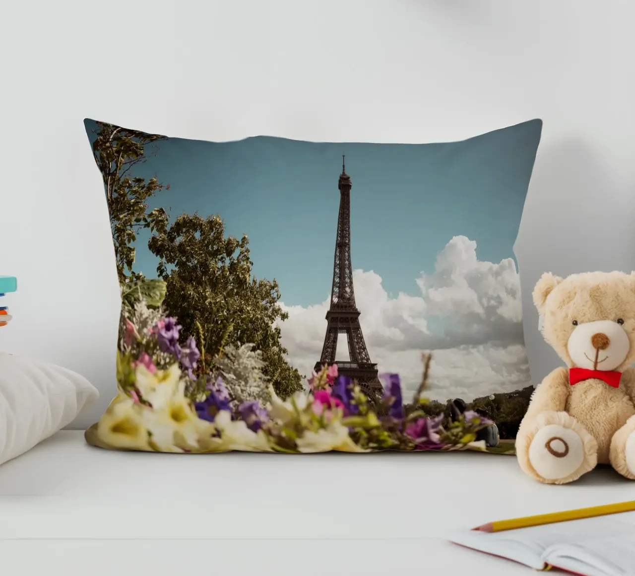 Blumiges Paris cuscino da Flo Klein