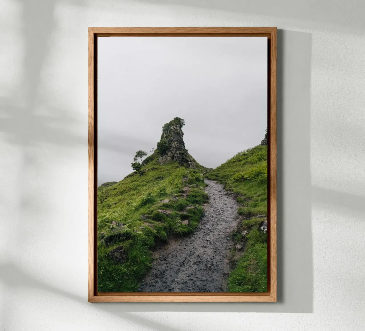 Path to Fairy Glen tela con Cornice a cassetta da Lena Stamm