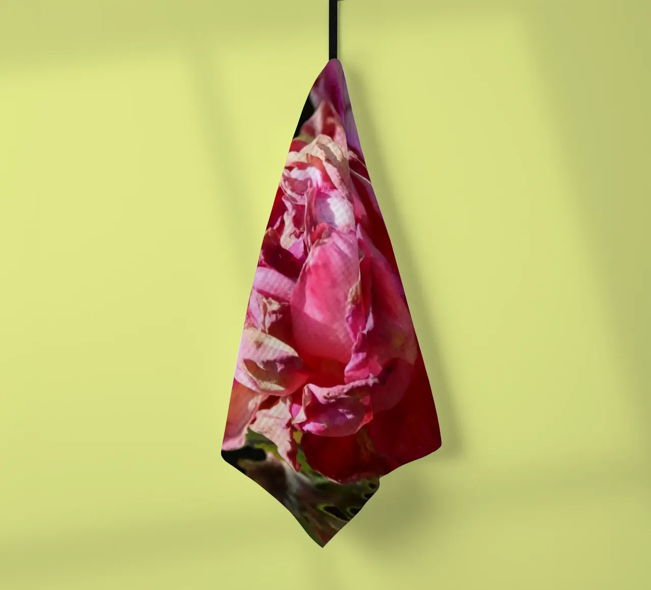 Pink Roses tea towel by Alexandra Joseph Fotomomente