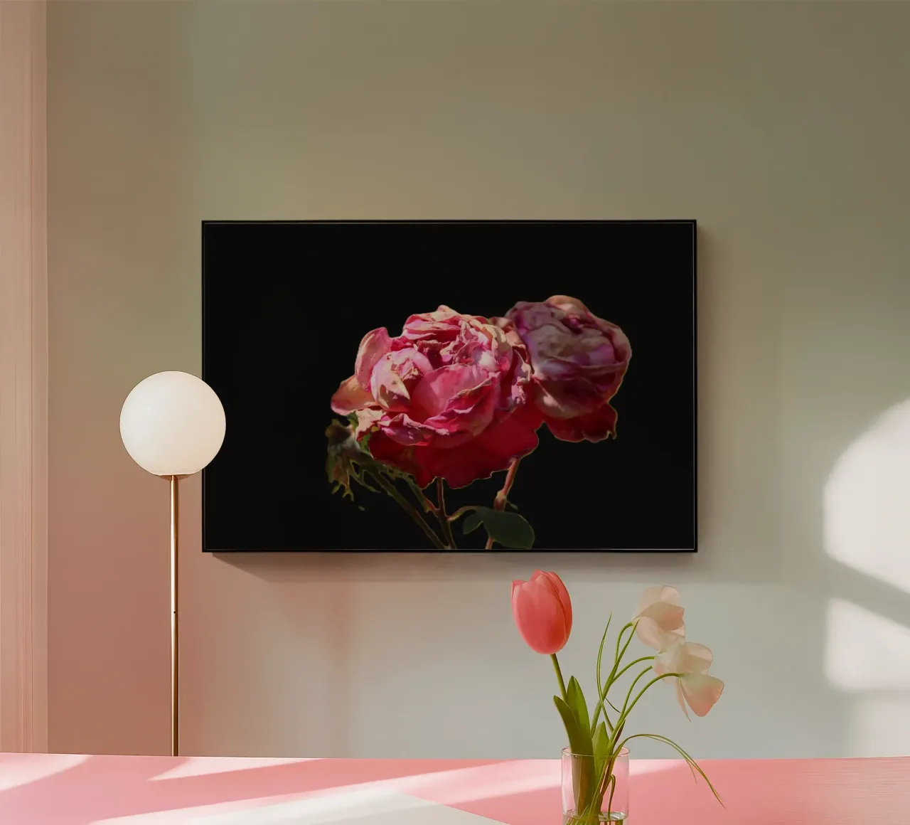 Rose rosa plexiglass da Alexandra Joseph Fotomomente