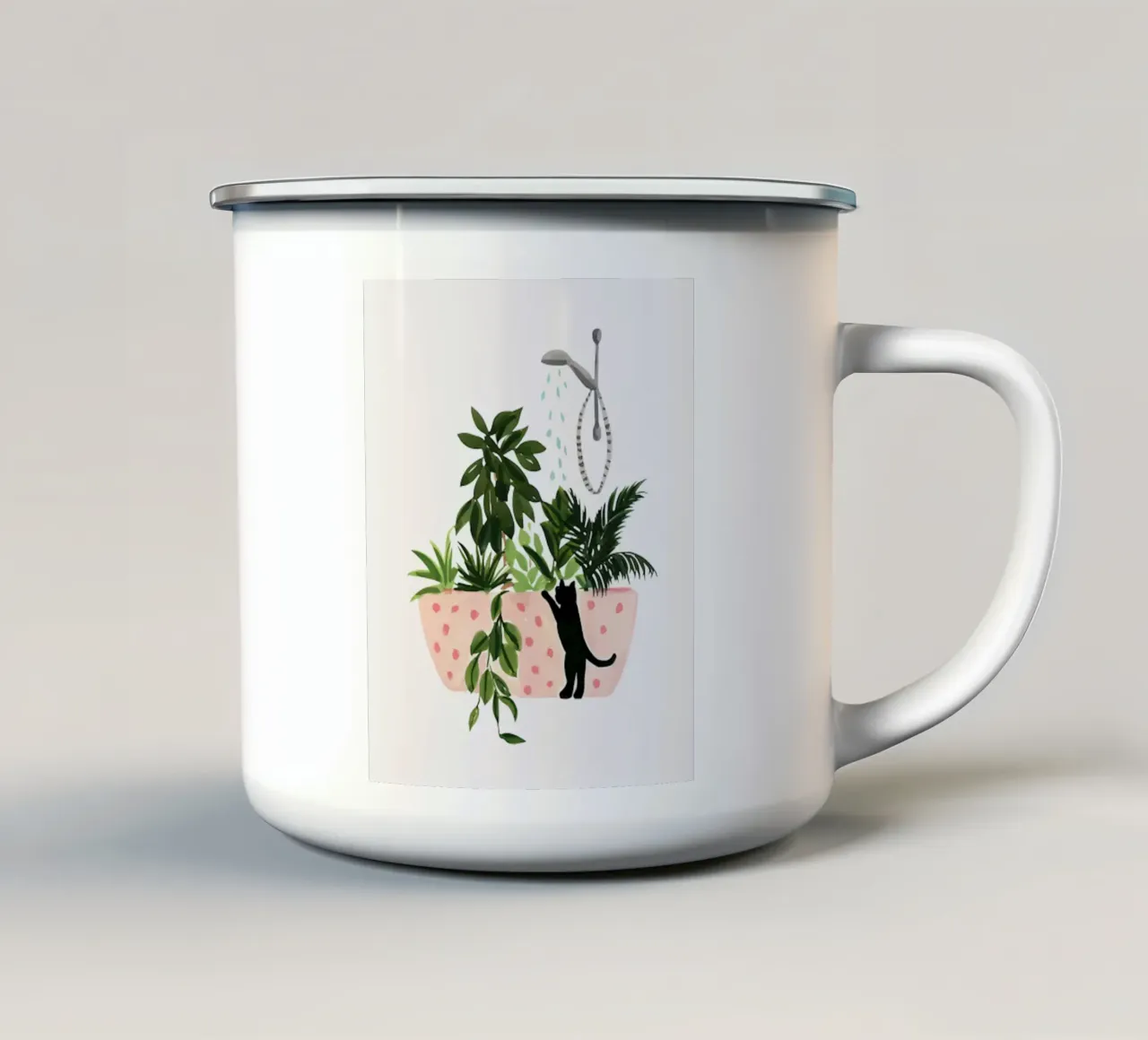 Acquerello Boho Chic tazza in smalto da janna shop