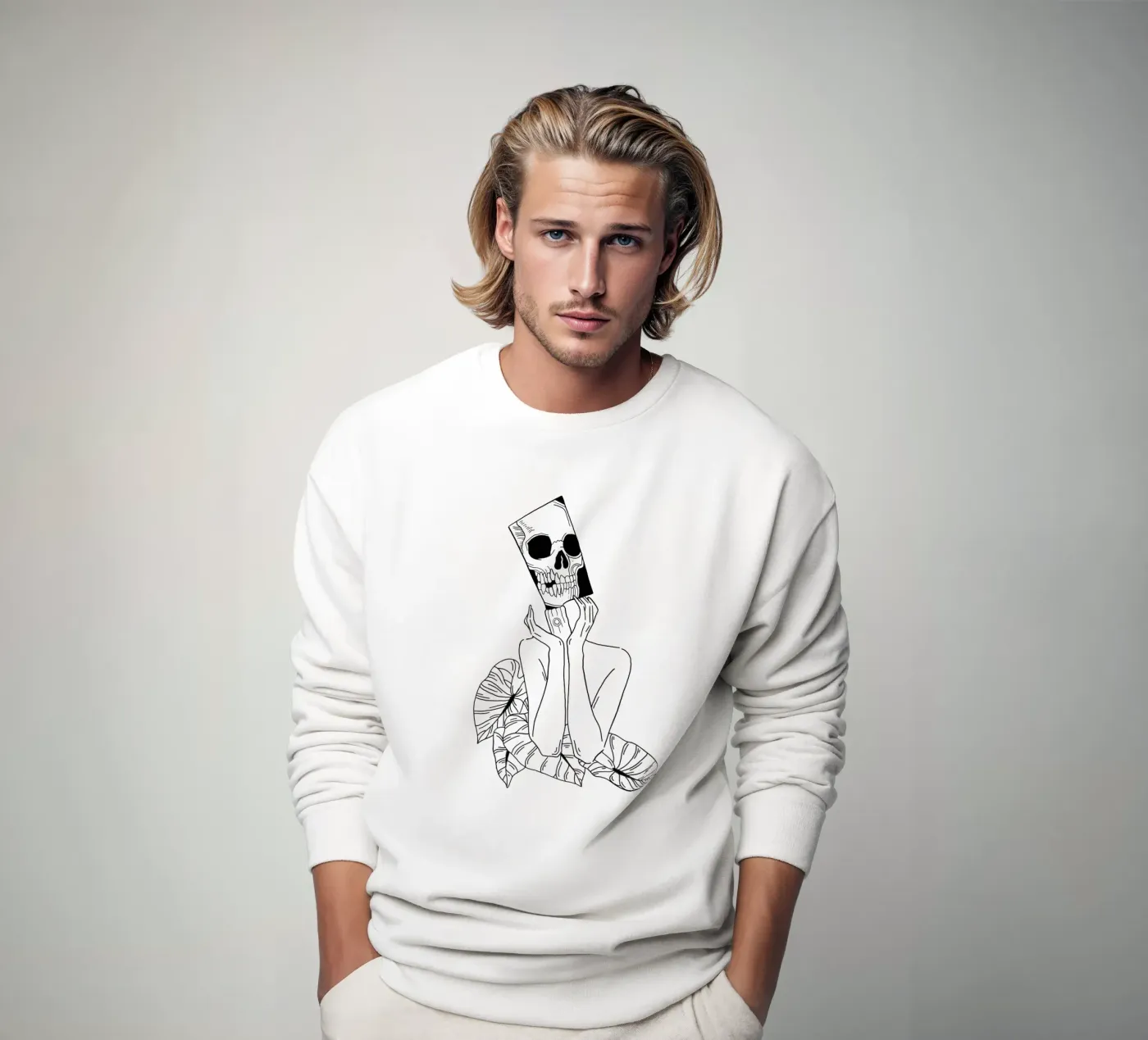 Overthinking sweatshirt by byh.illustration