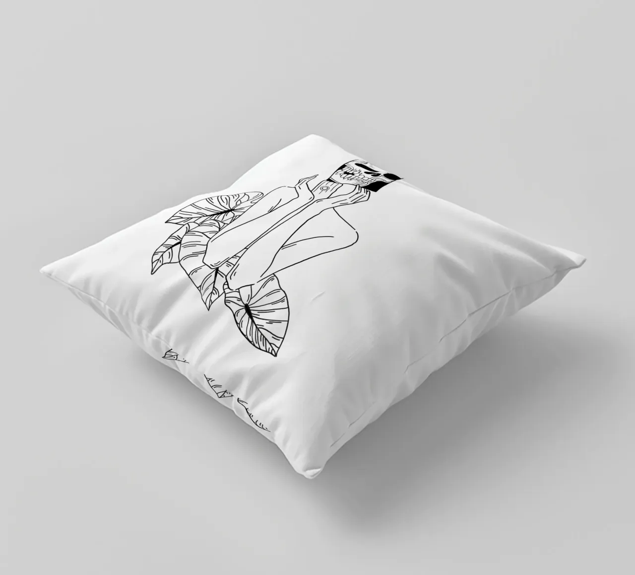 Overthinking cuscino da byh.illustration