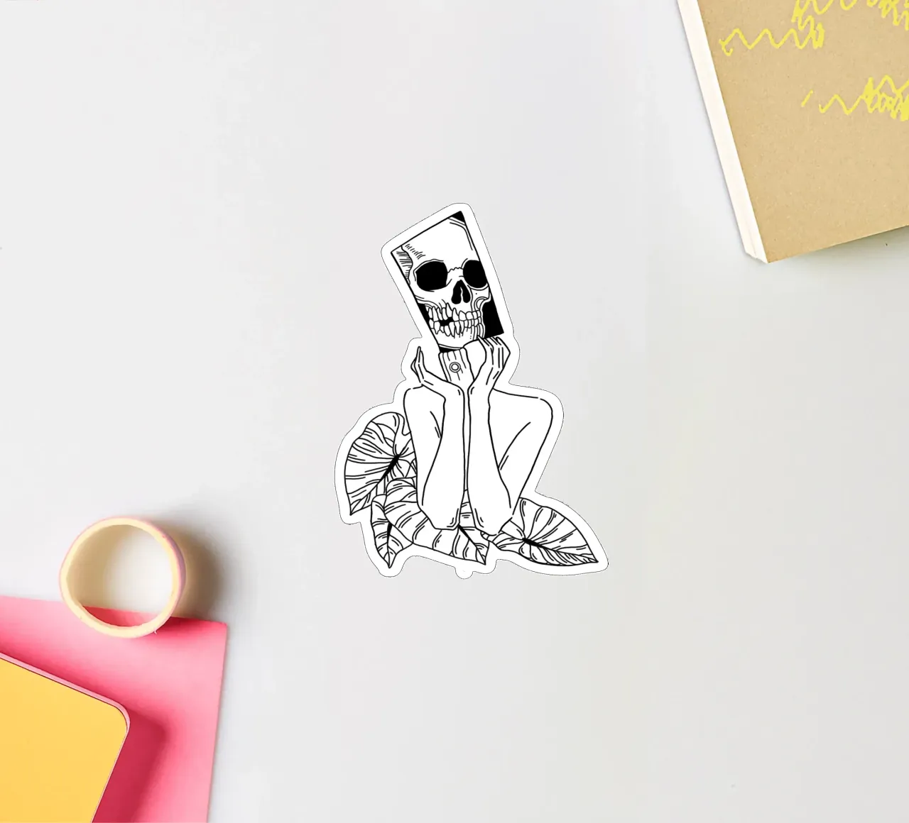 Overthinking sticker van byh.illustration