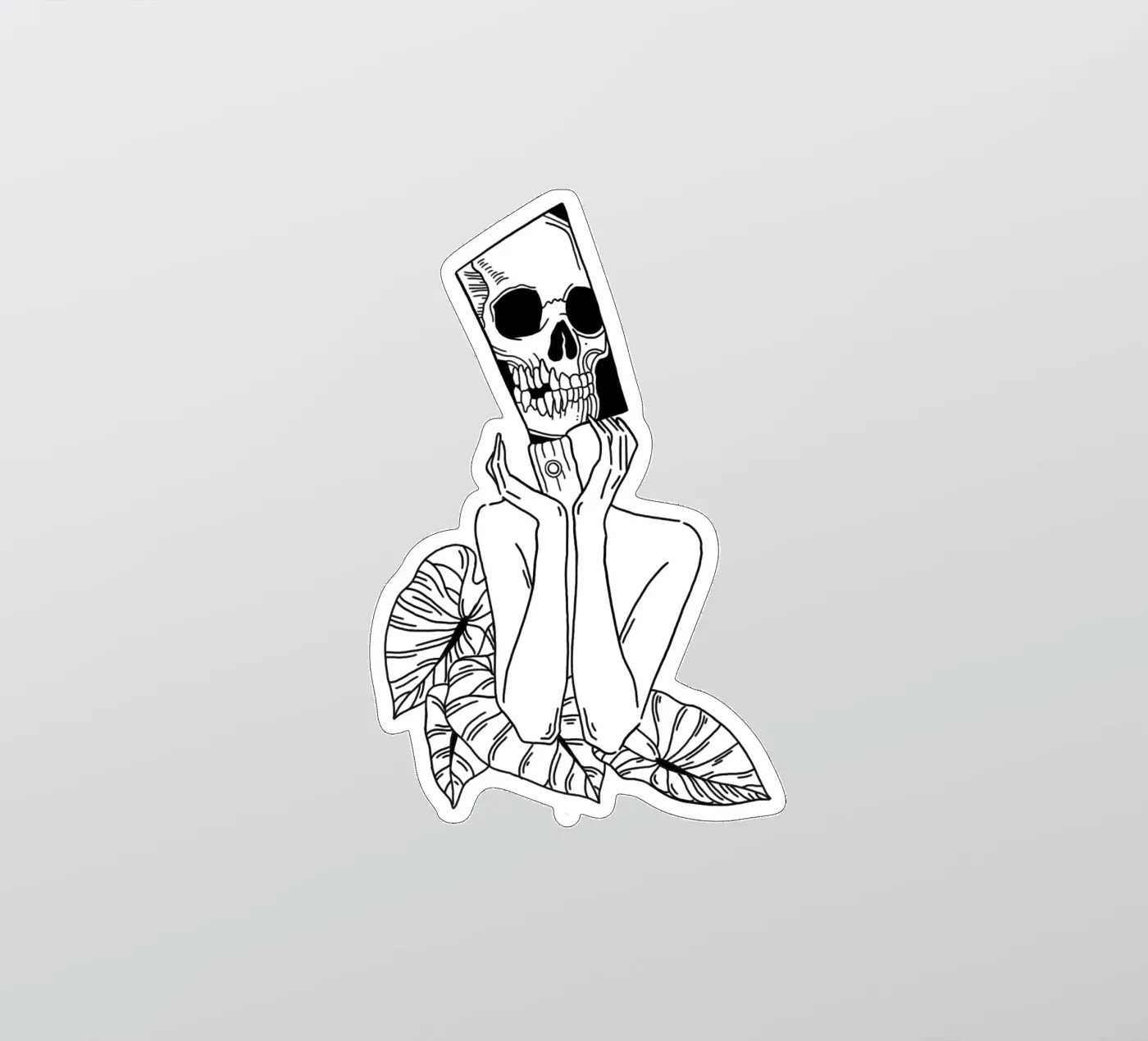 Overthinking adesivo da byh.illustration