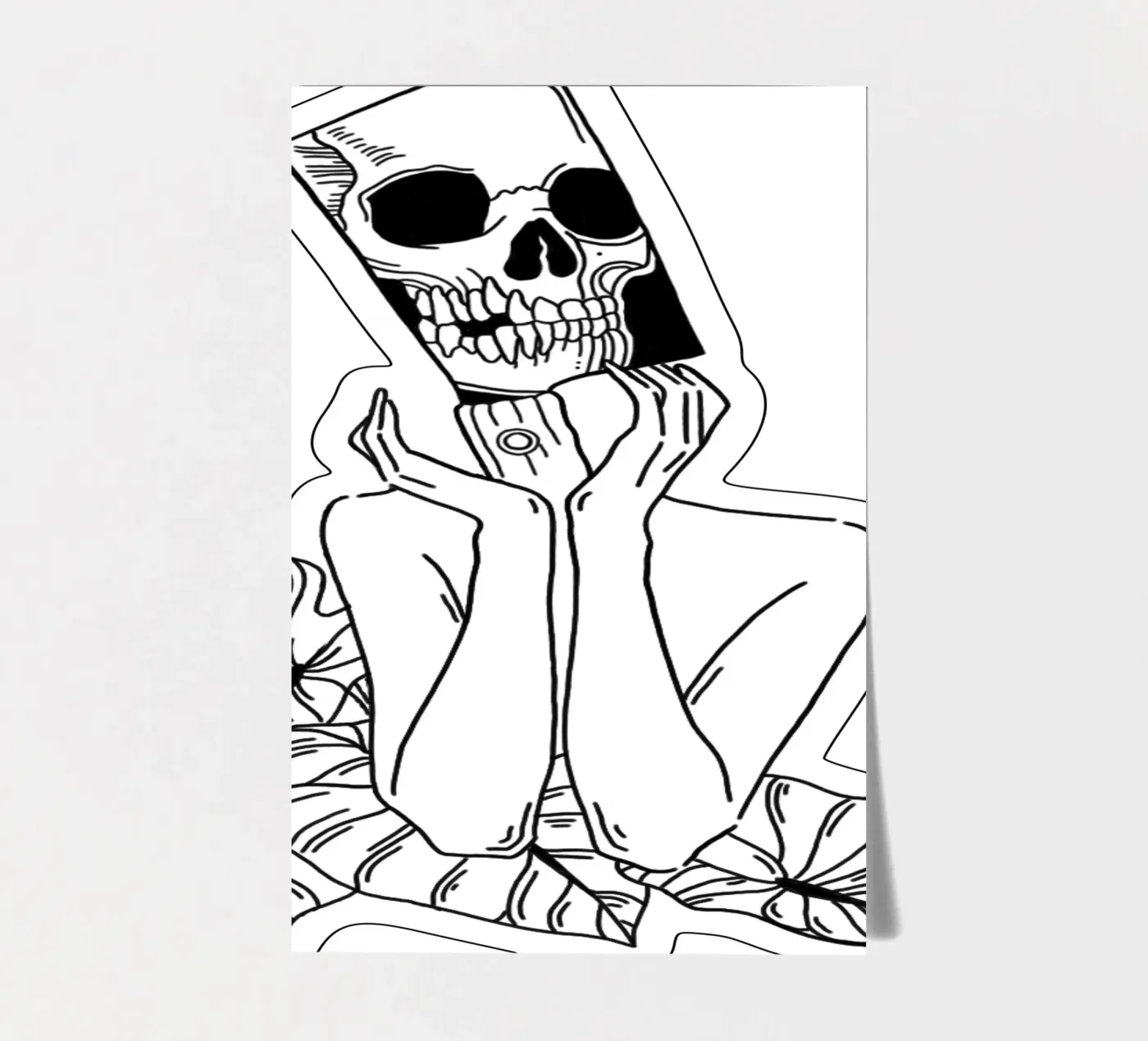 Overthinking Stickerbogen von byh.illustration