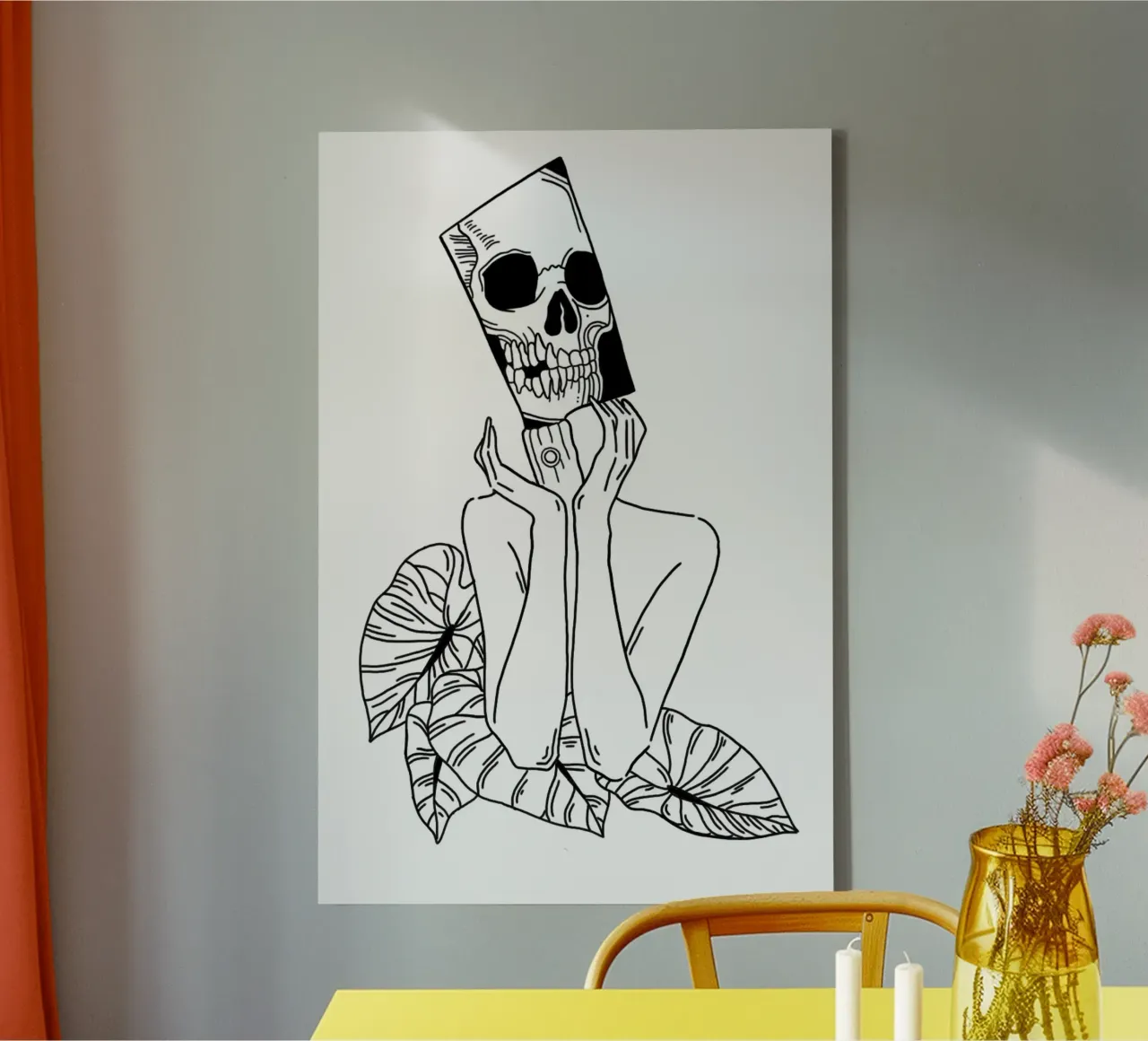 Overthinking canvas by byh.illustration