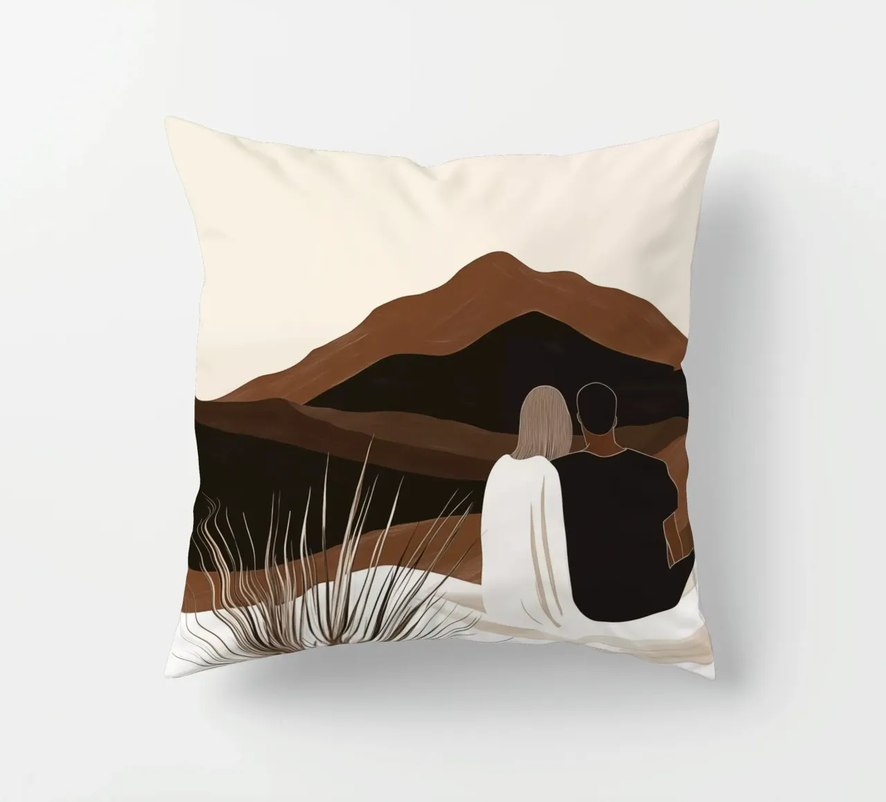 Amanti all'alba | Stile Boho cuscino da Autofocus