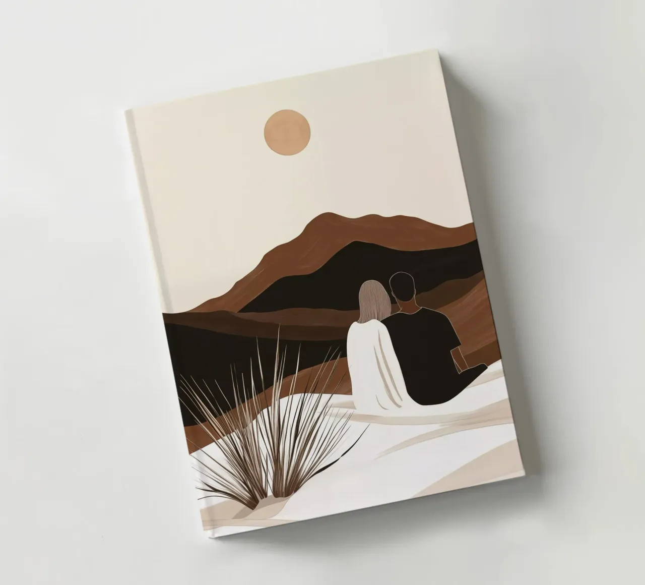 Lovers at sunrise | Boho style notebook by Autofocus
