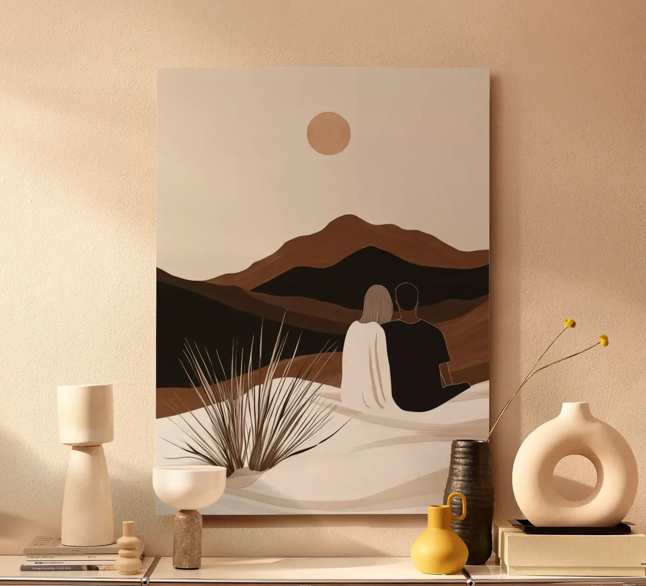 Amanti all'alba | Stile Boho alluminio dibond da Autofocus