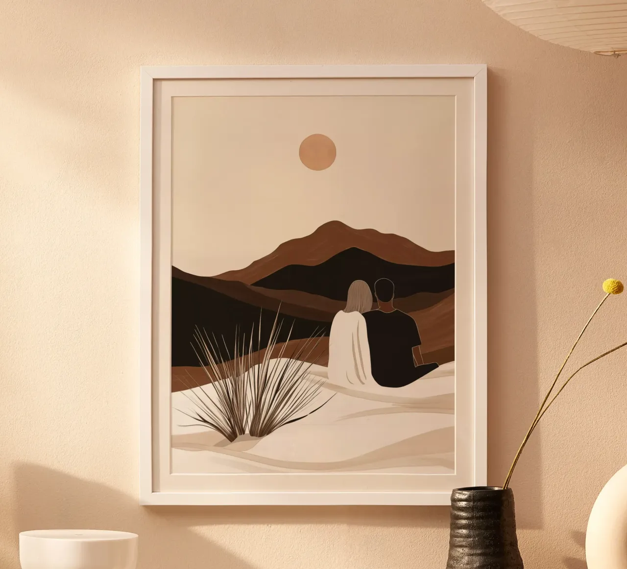 Amanti all'alba | Stile Boho poster da Autofocus