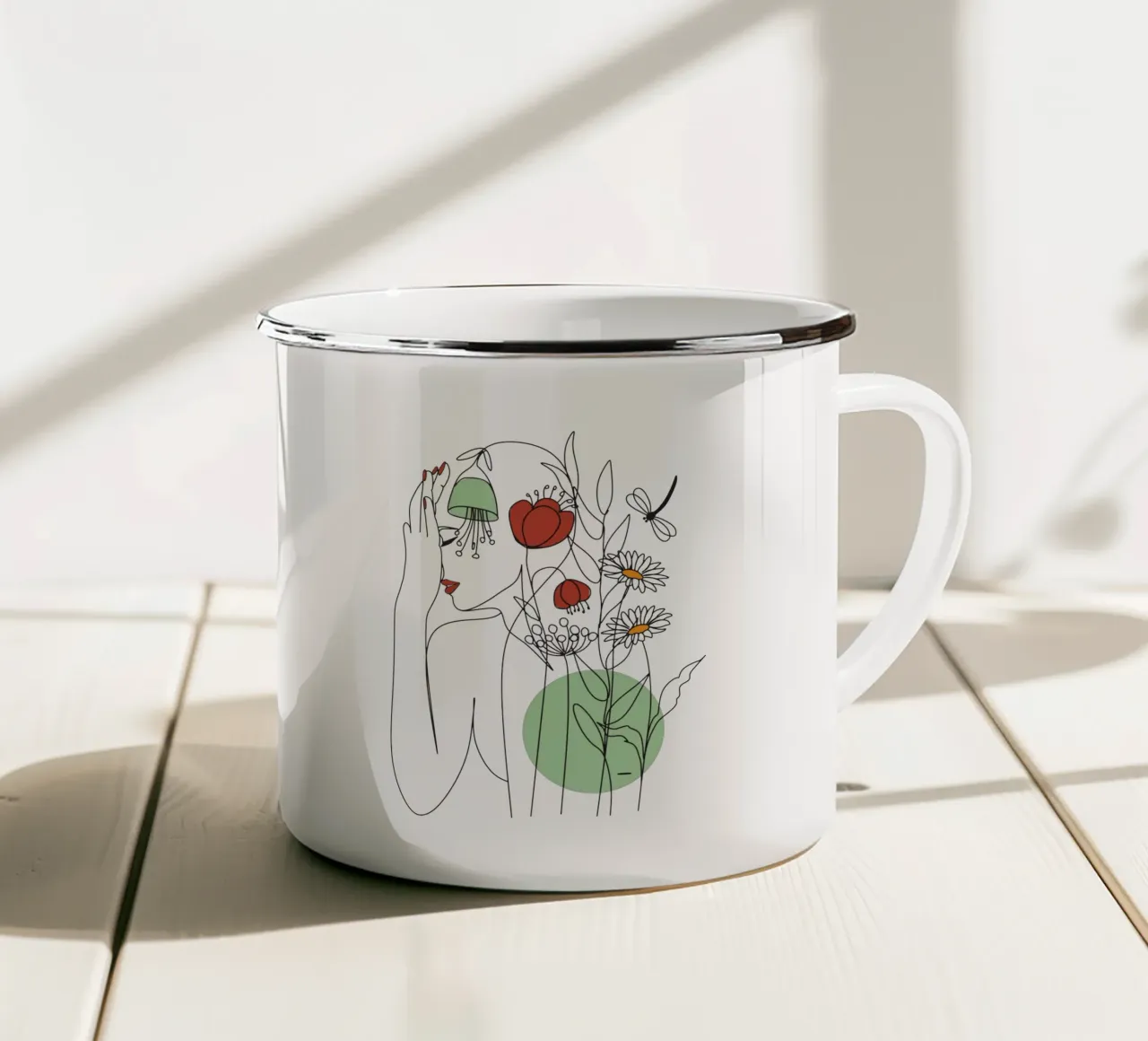 LineArt N°01 tazza in smalto da LineArts
