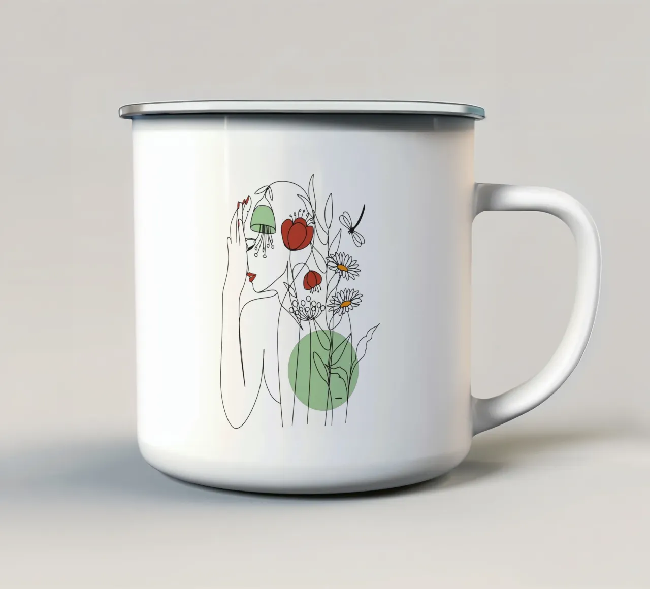 LineArt N°01 tazza in smalto da LineArts
