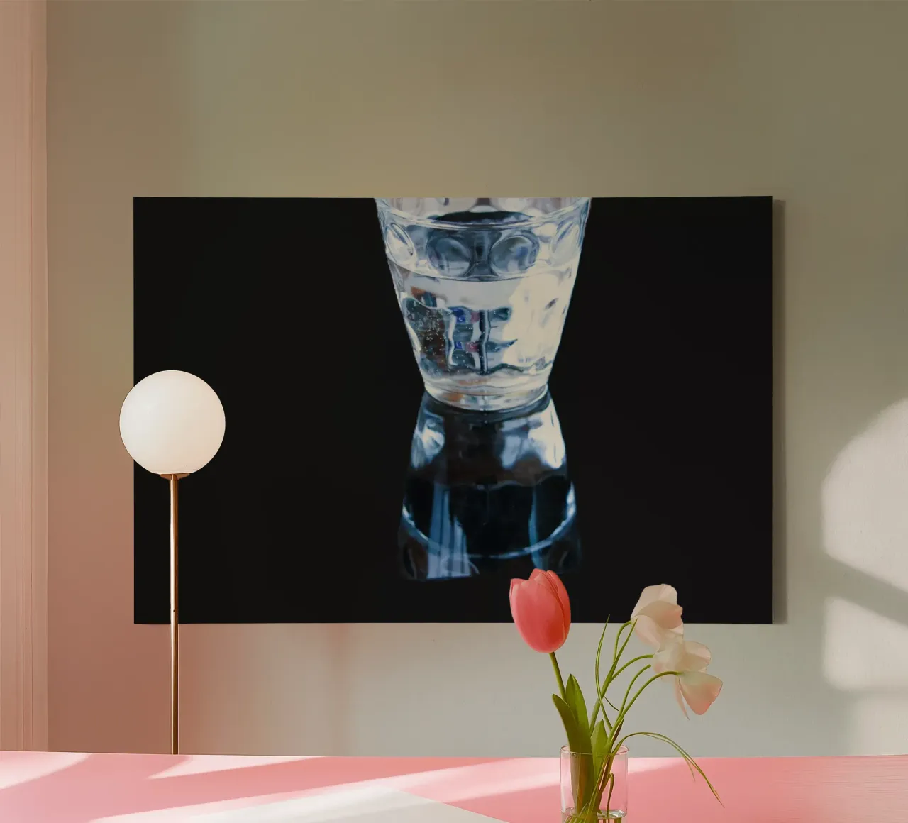 El vaso de agua lienzo de Alexandra Joseph Fotomomente