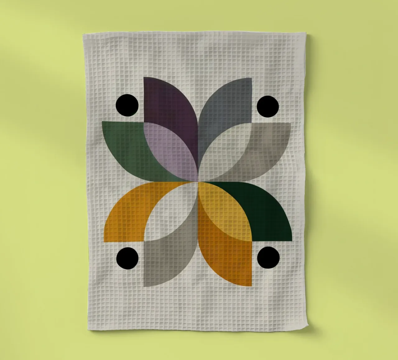 FALL BALANCE No 1 – Geometric Abstract Poster canovaccio da cucina da 20 Farben