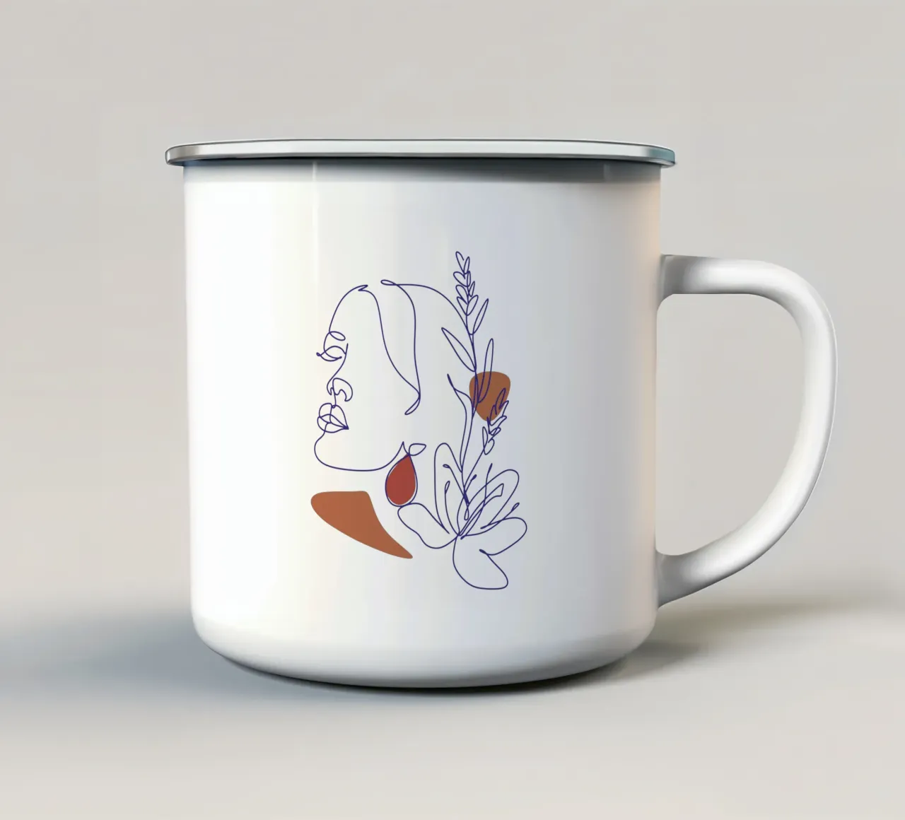 LineArt N°02 tazza in smalto da LineArts